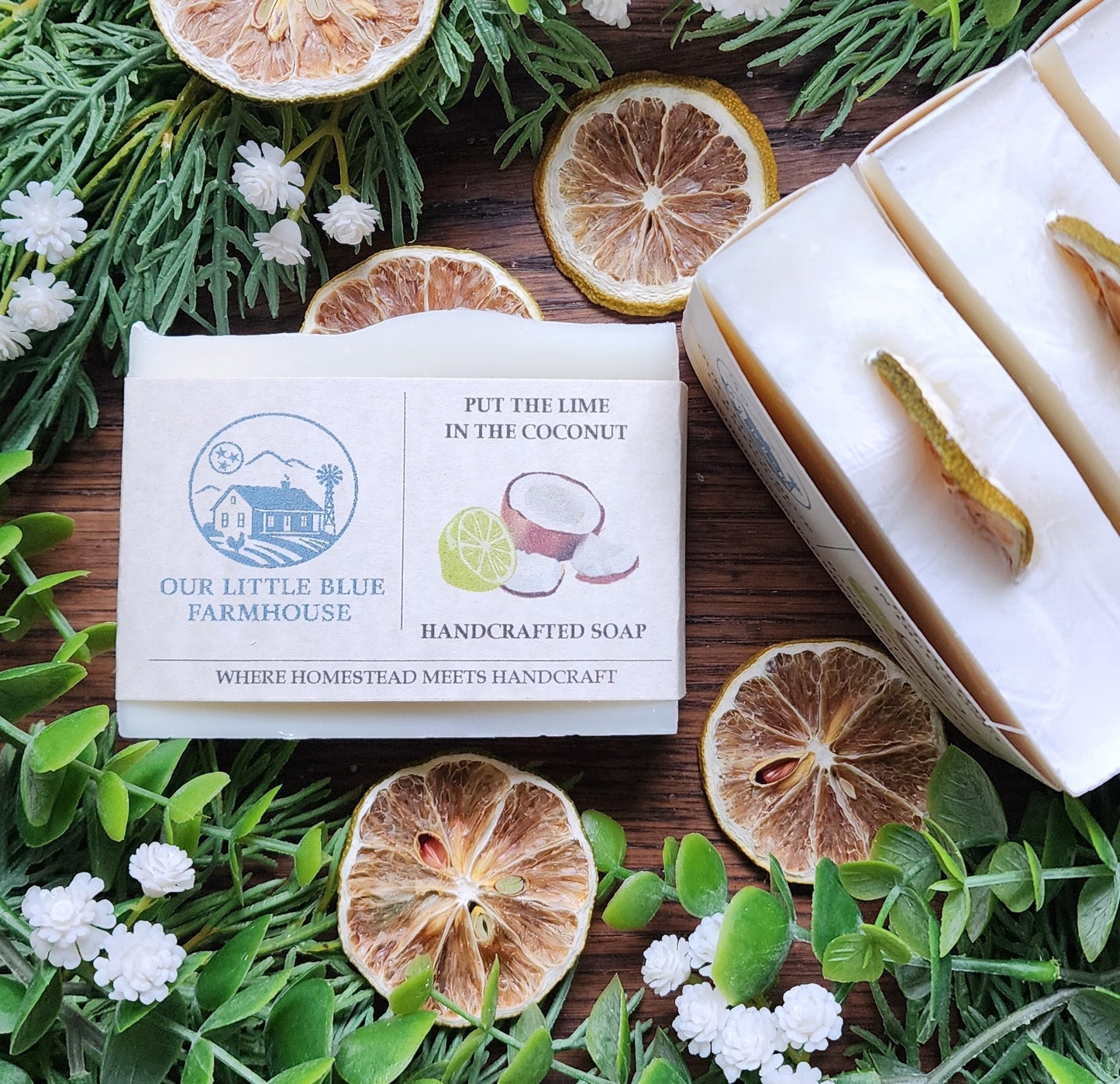 Put the Lime in the Coconut Handmade Soap