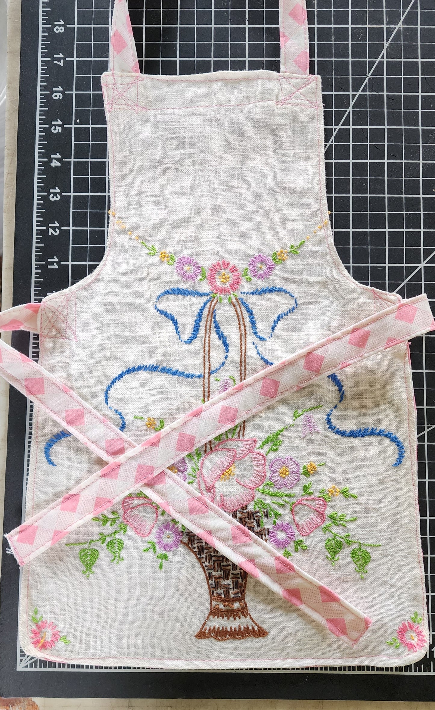 Grandma's Vintage Linen Children's Apron