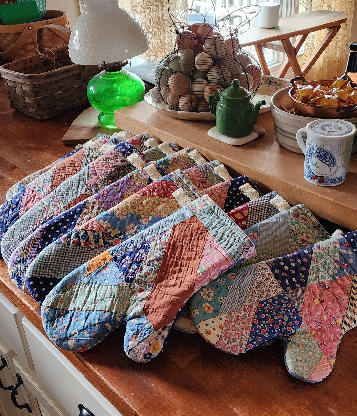 Vintage Quilt Ovenmitt