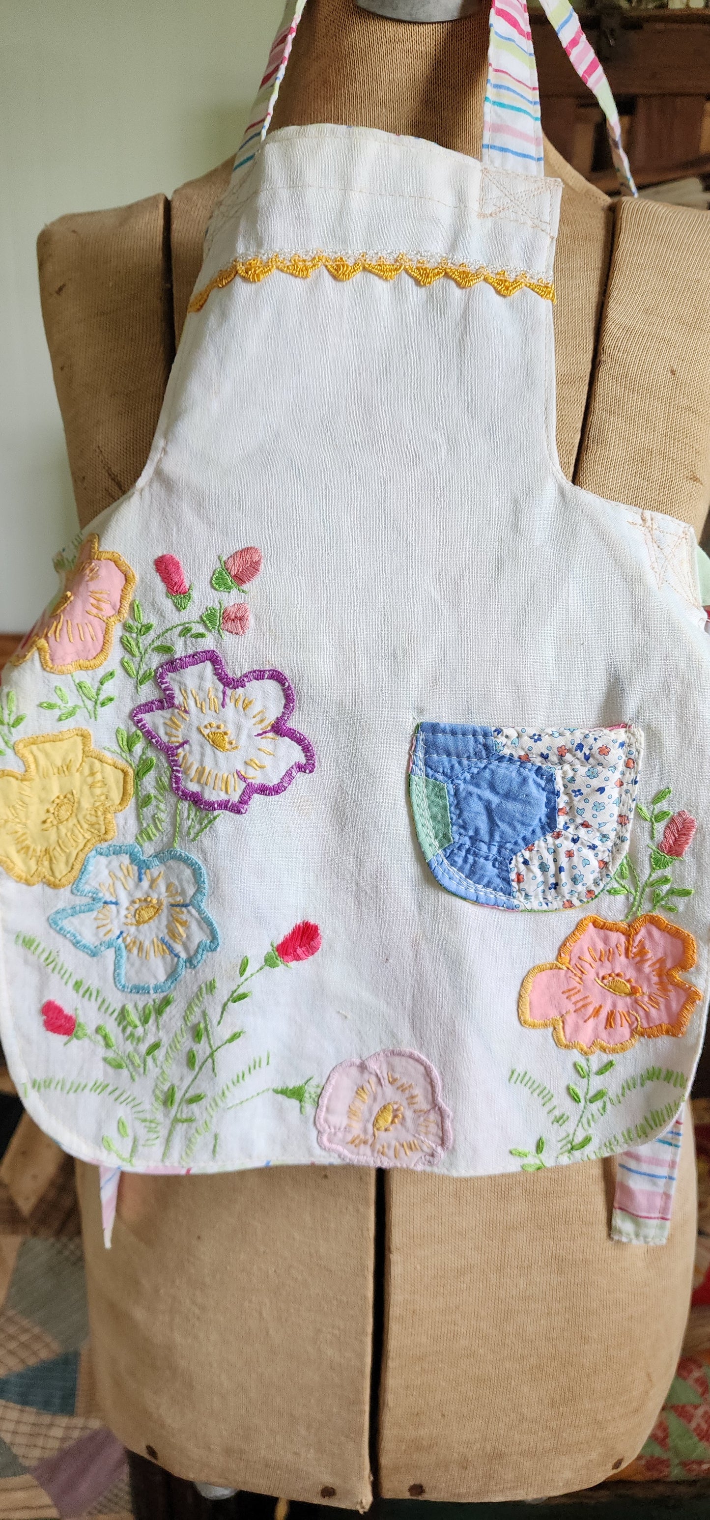 Grandma's Vintage Linen Children's Apron