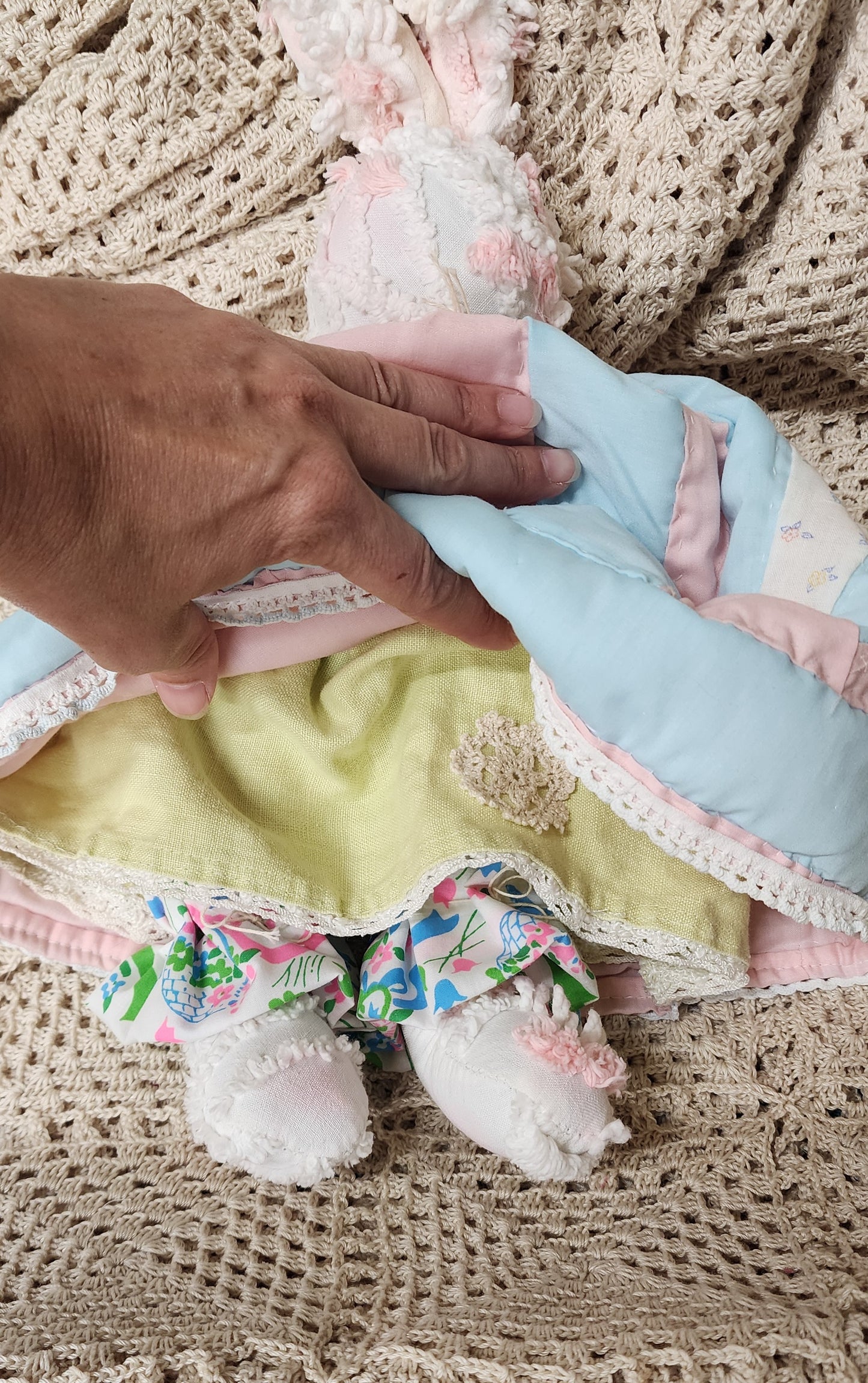 Grandma's Vintage Chenille Bunny