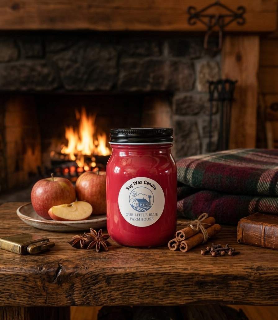 Soy Wax Candle - Hearthside Apple