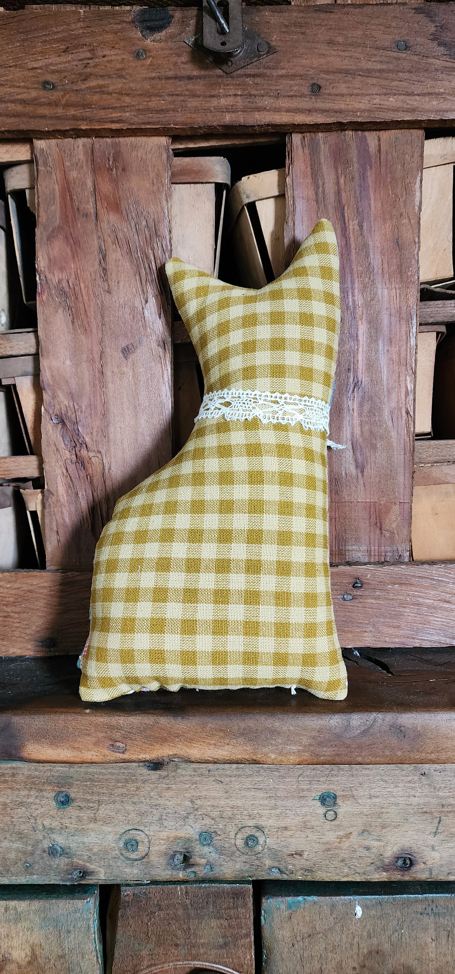 Vintage Quilt Country Cat