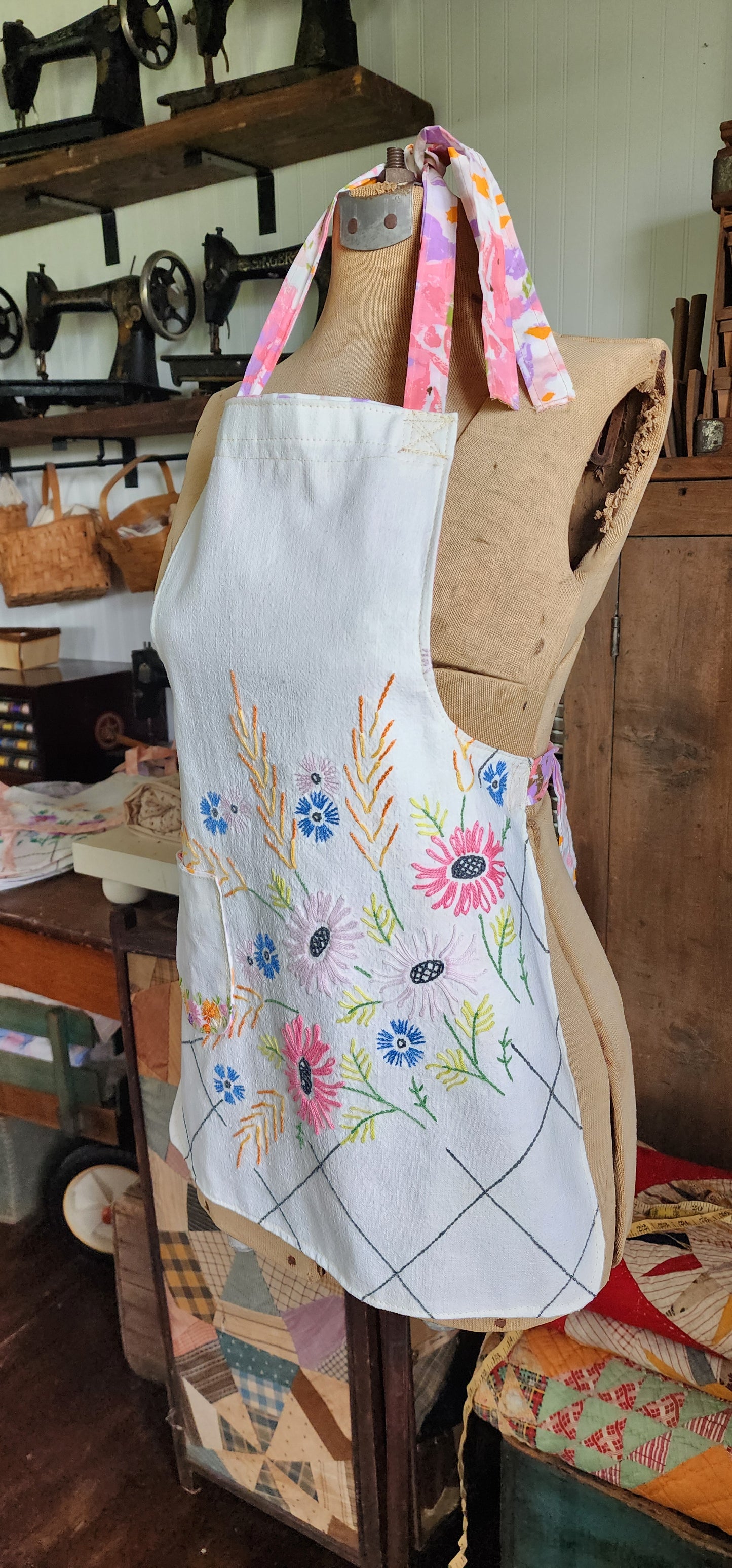 Grandma's Vintage Linen Children's Apron