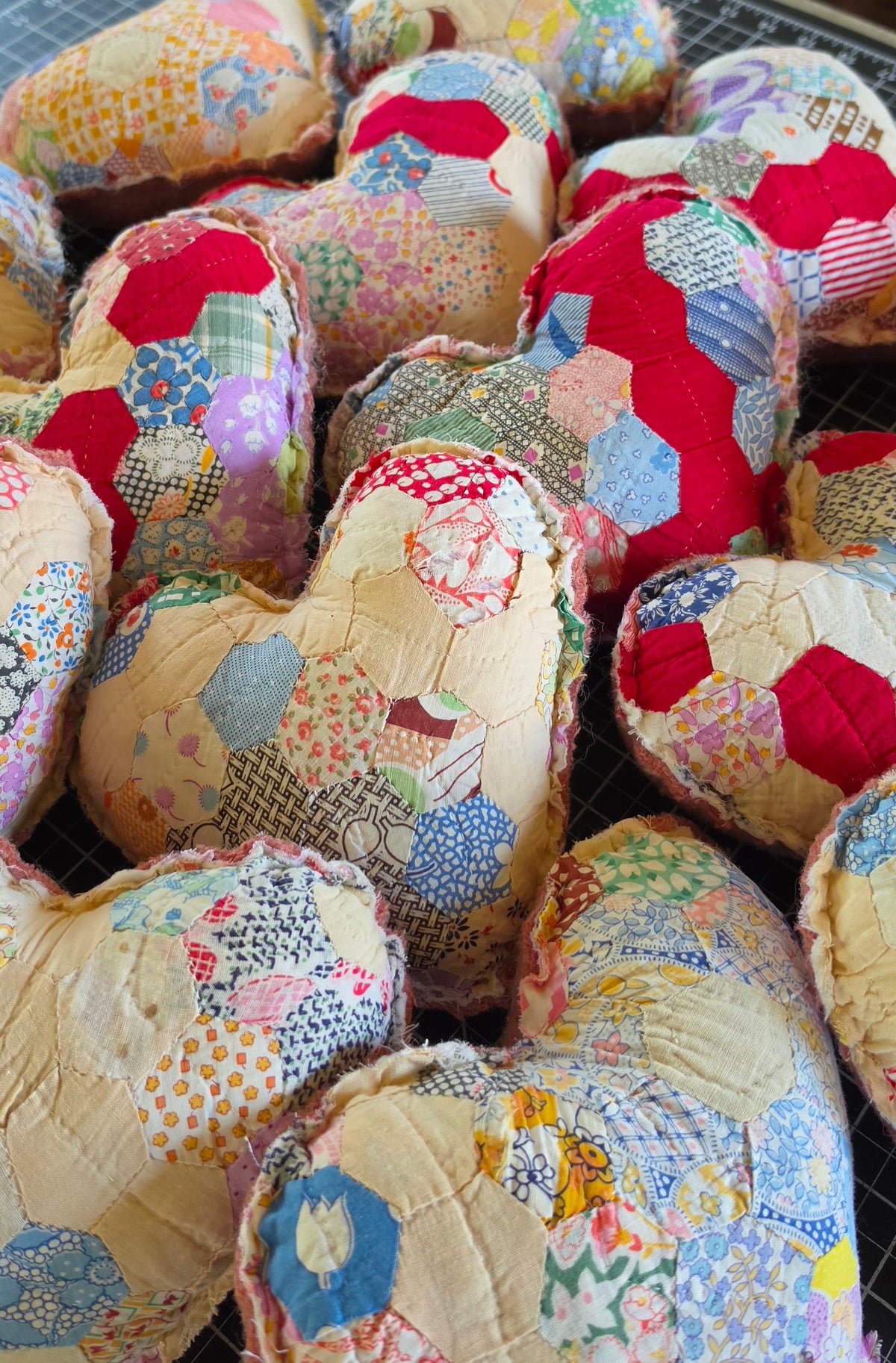 Naomi's Vintage Quilt Heart