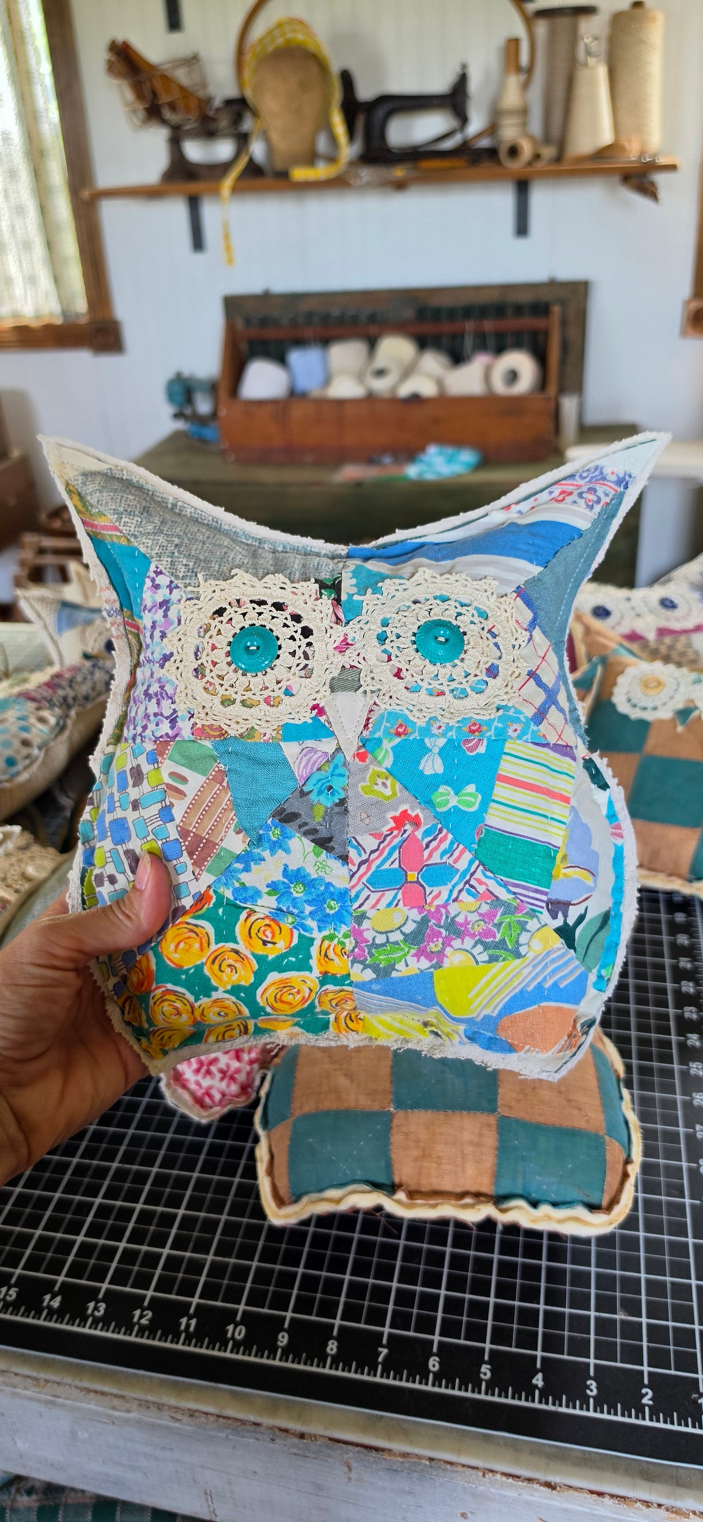 Vintage Quilt Country Owl