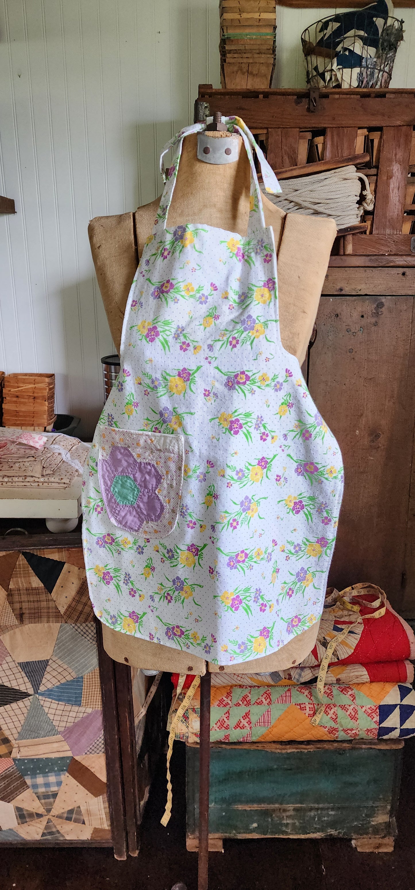 Grandma's Vintage Linen Children's Apron