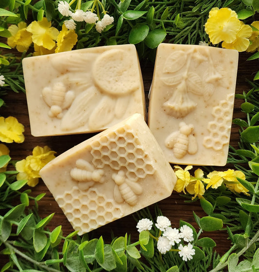 Mountain Honey Loofah Handmade Soap