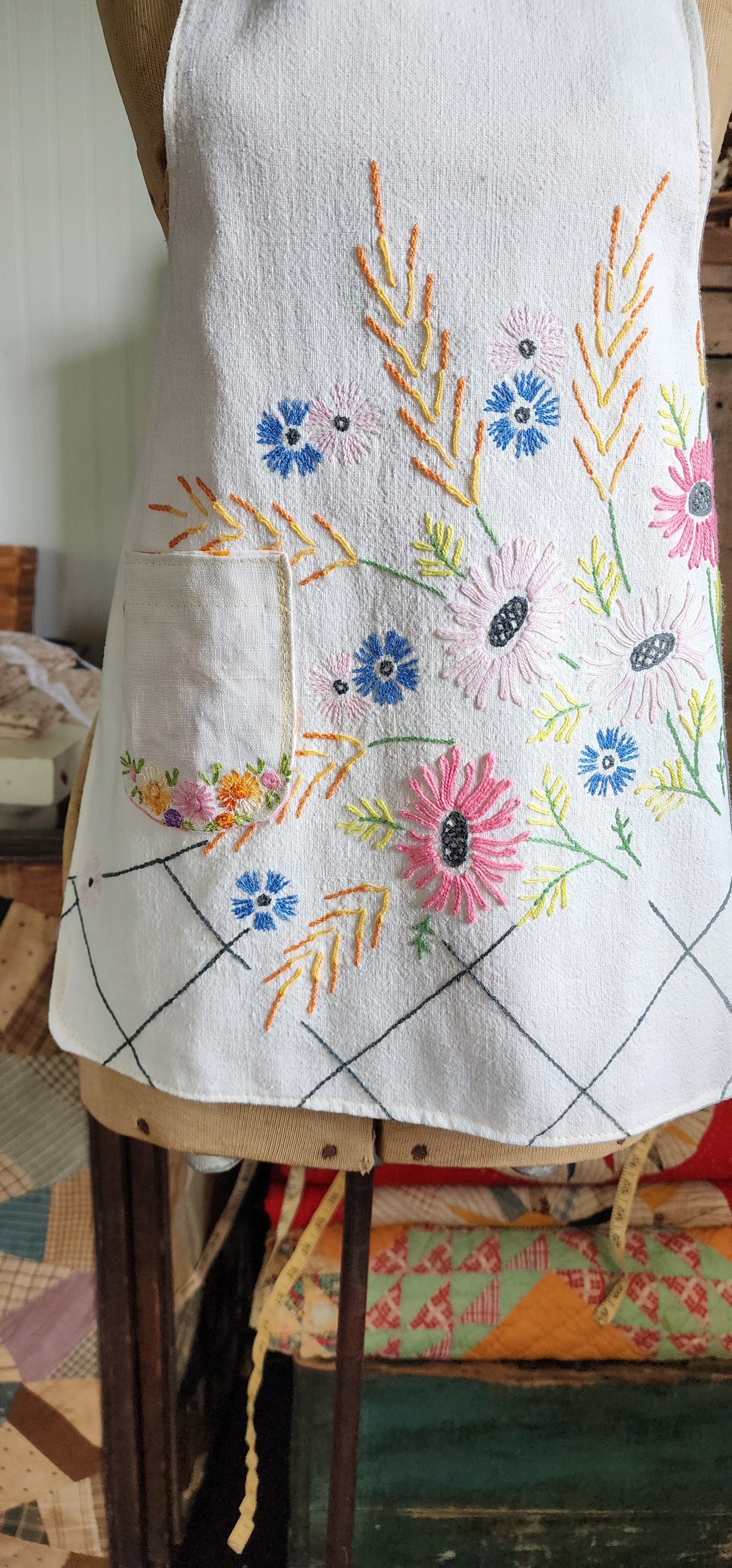 Grandma's Vintage Linen Children's Apron