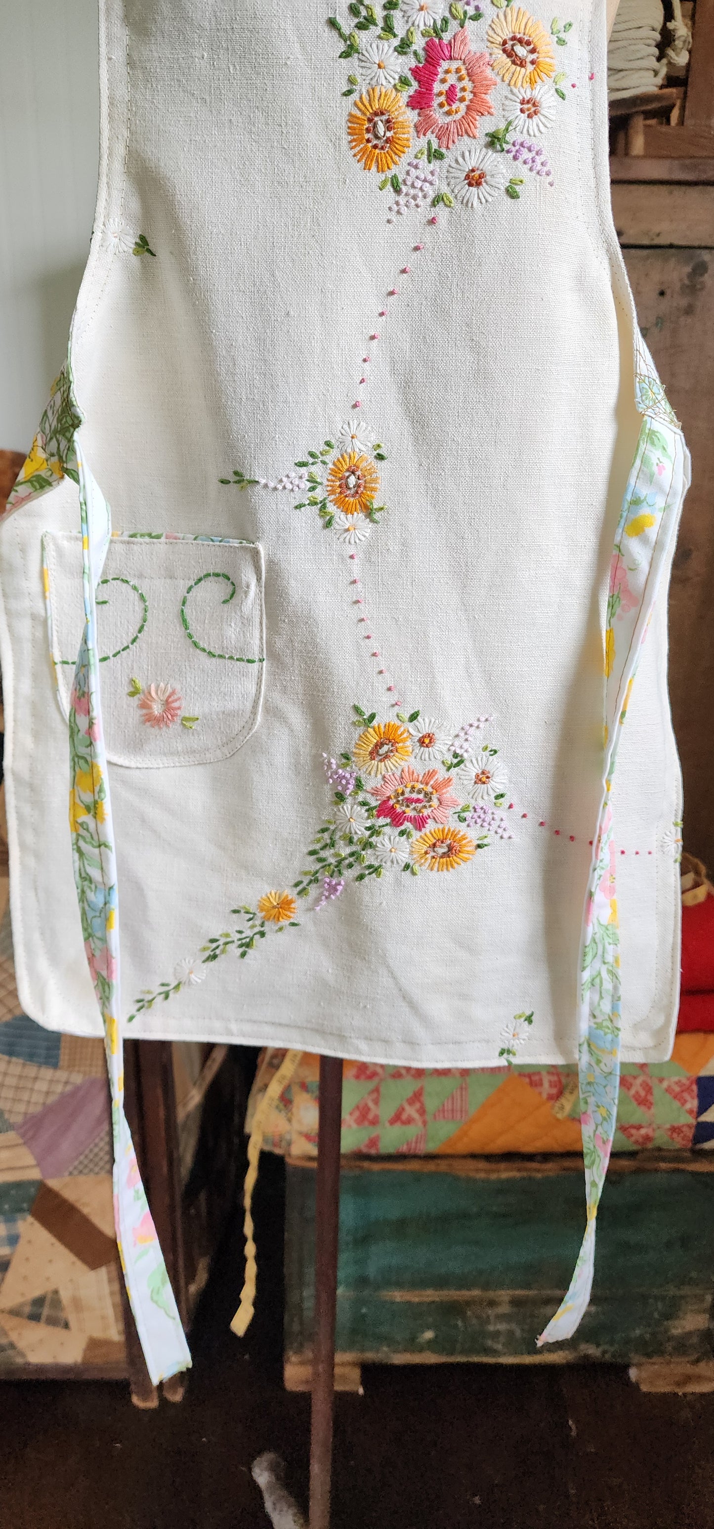 Grandma's Vintage Linen Children's Apron