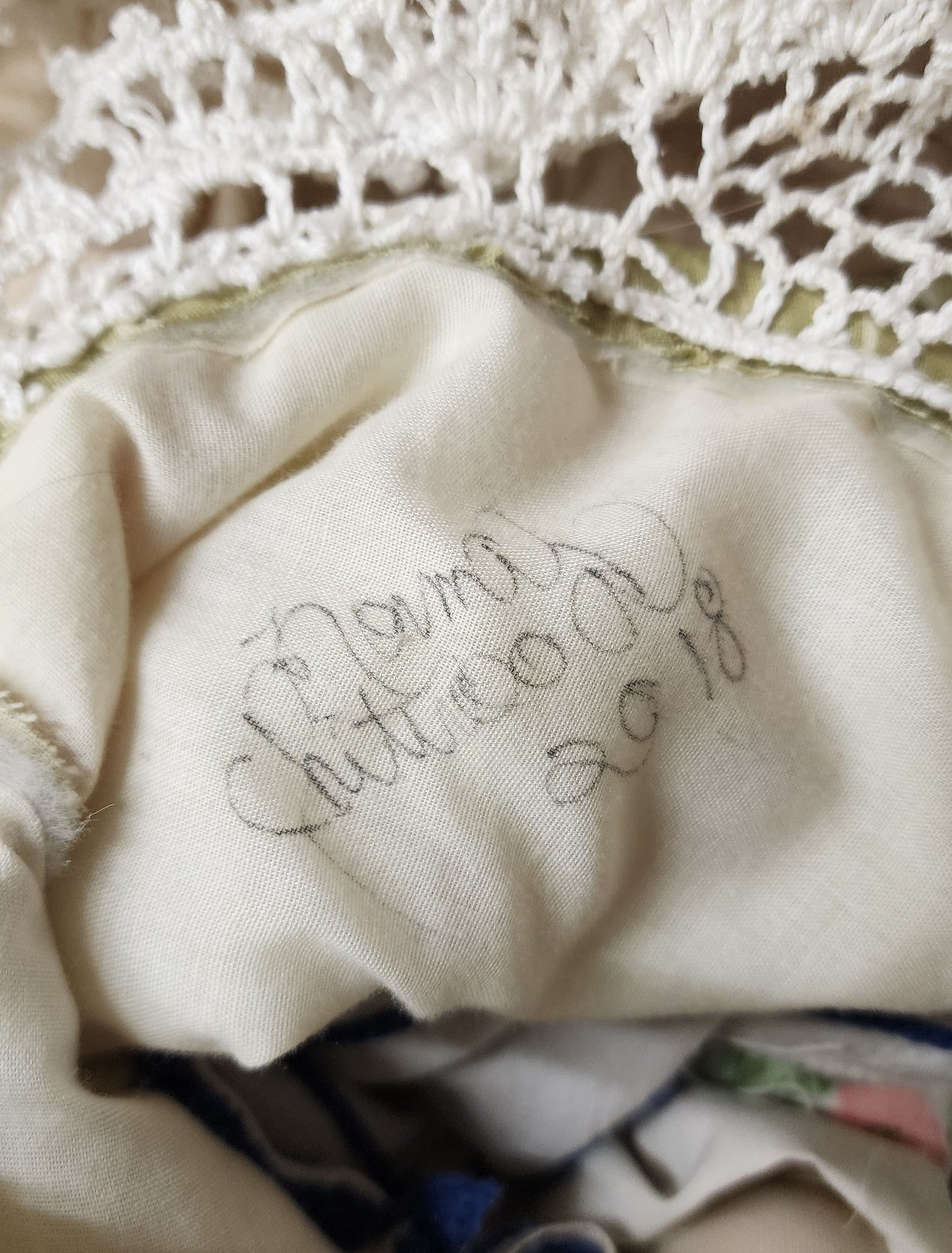 Grandma's Vintage Quilt/Linen Doll