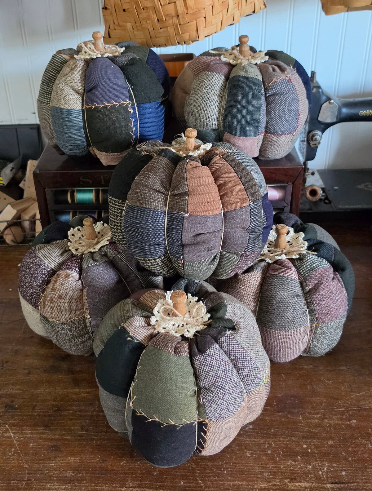 Vintage Quilt Pumpkin