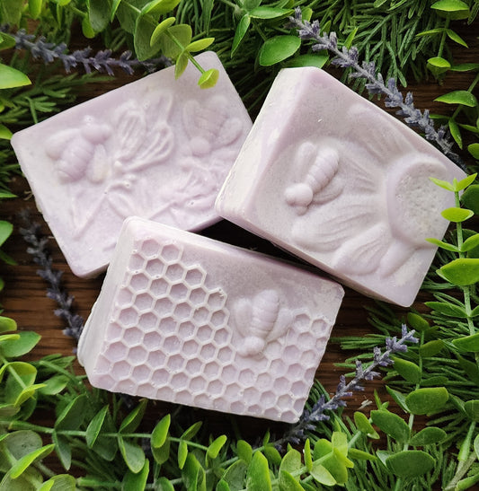 Lavender Loofah Handmade Soap