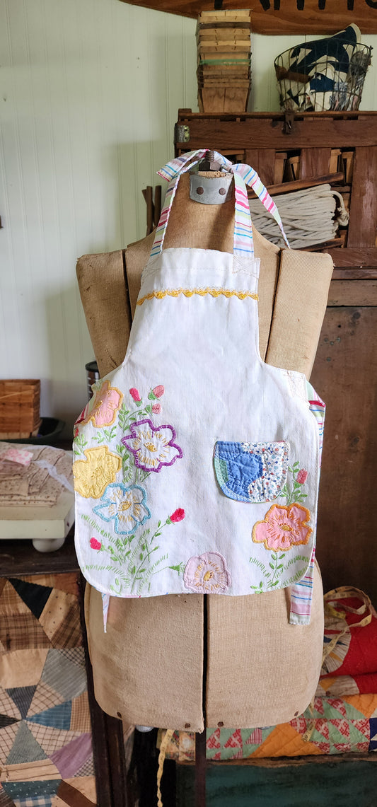 Grandma's Vintage Linen Children's Apron