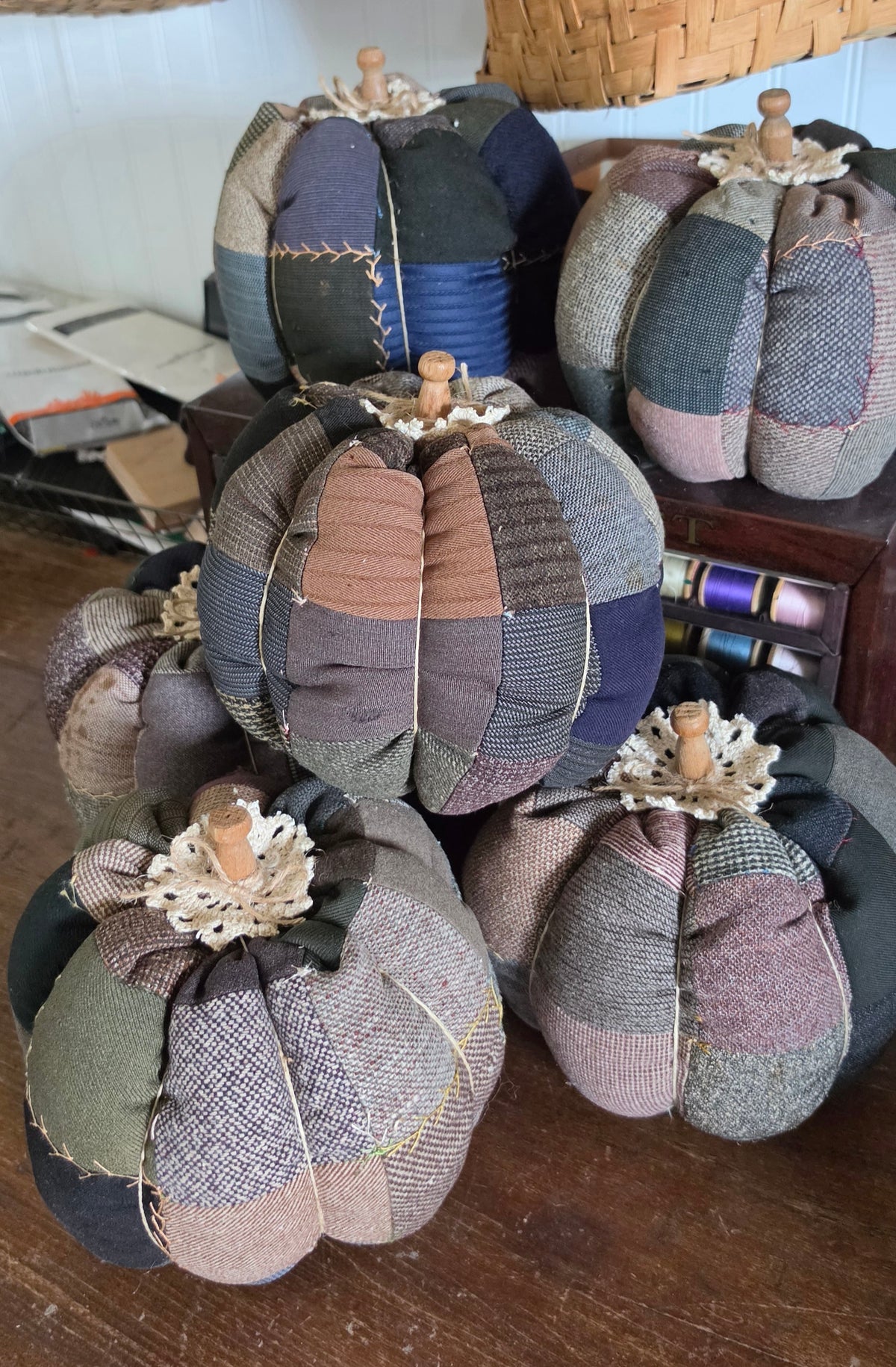 Vintage Quilt Pumpkin