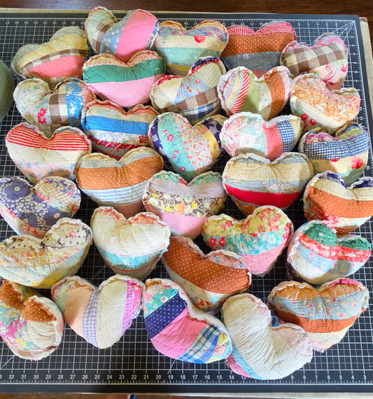 Naomi's Vintage Quilt Heart