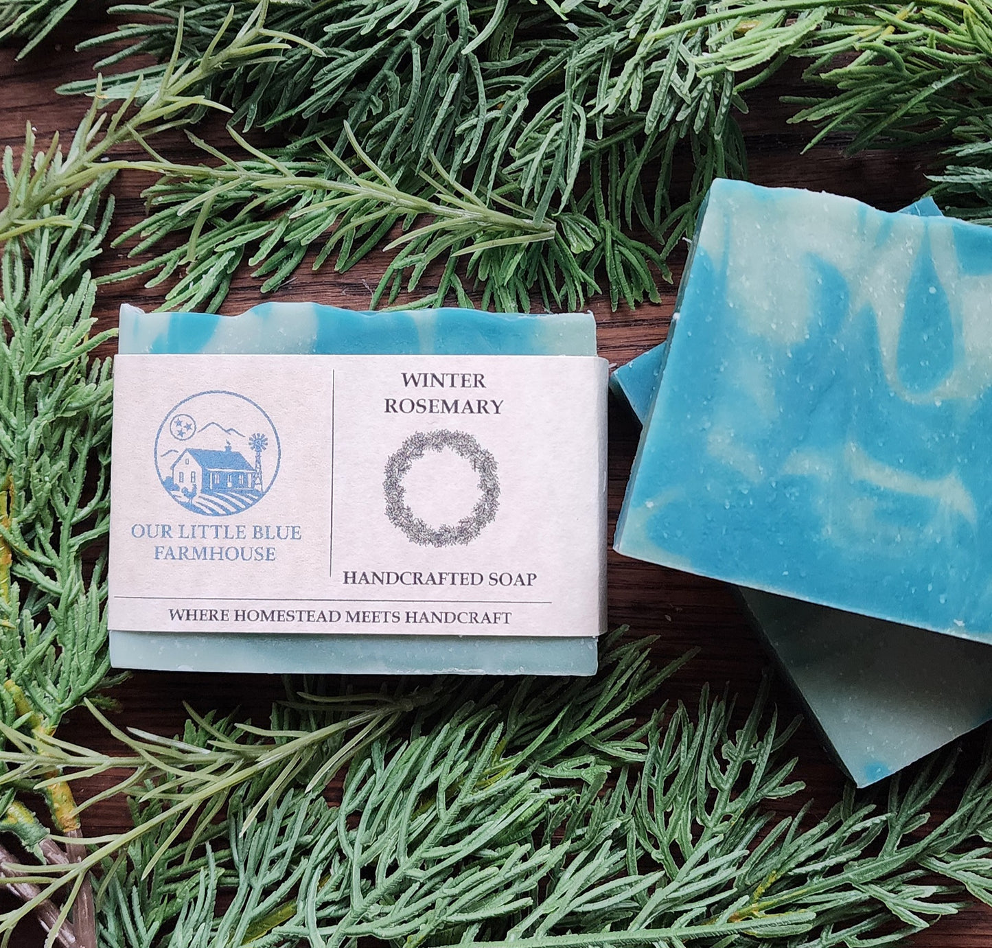 Winter Rosemary Handmade Soap