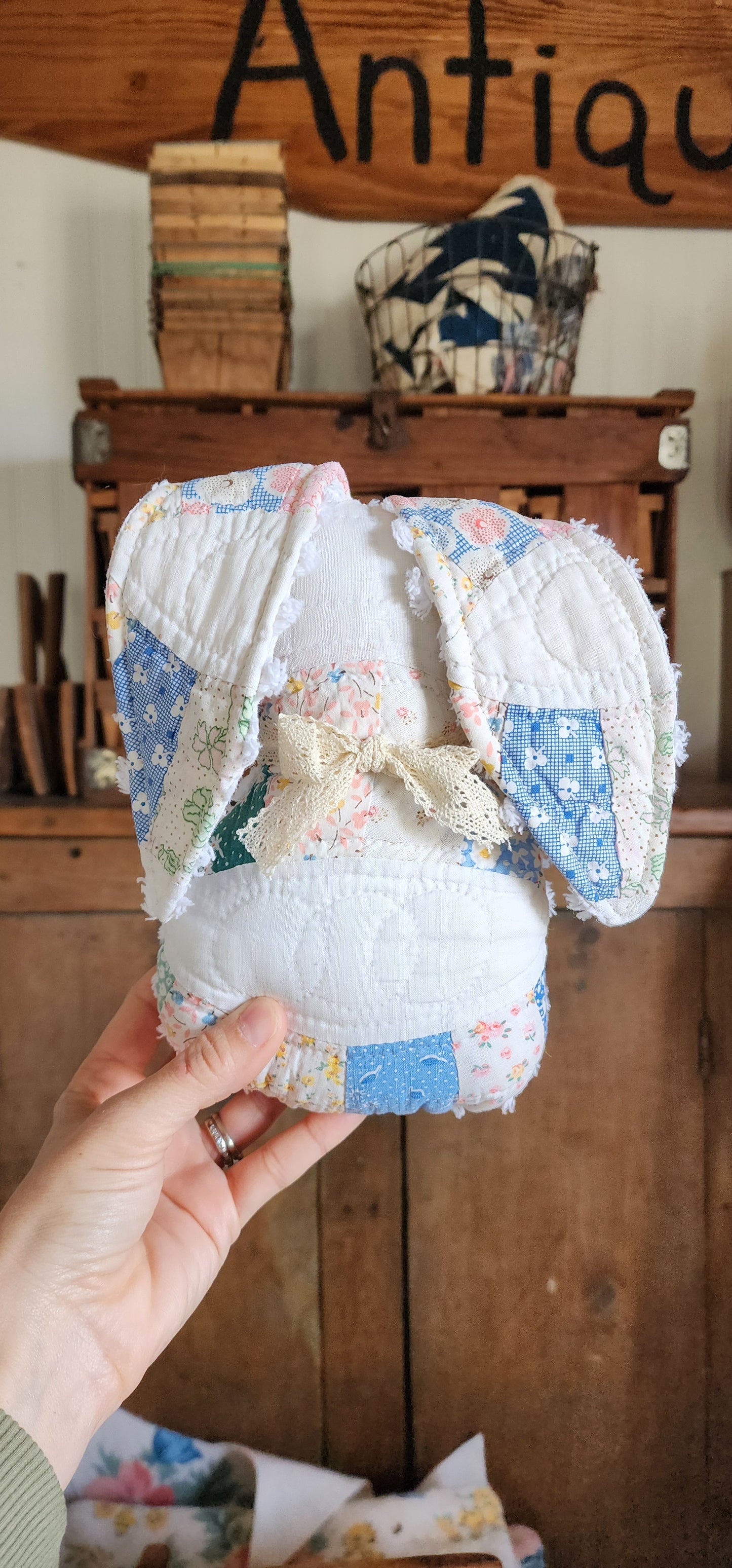 Vintage Quilt Bunny