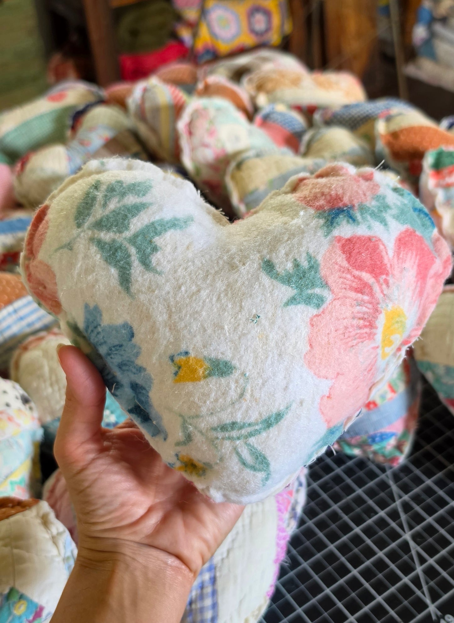 Naomi's Vintage Quilt Heart