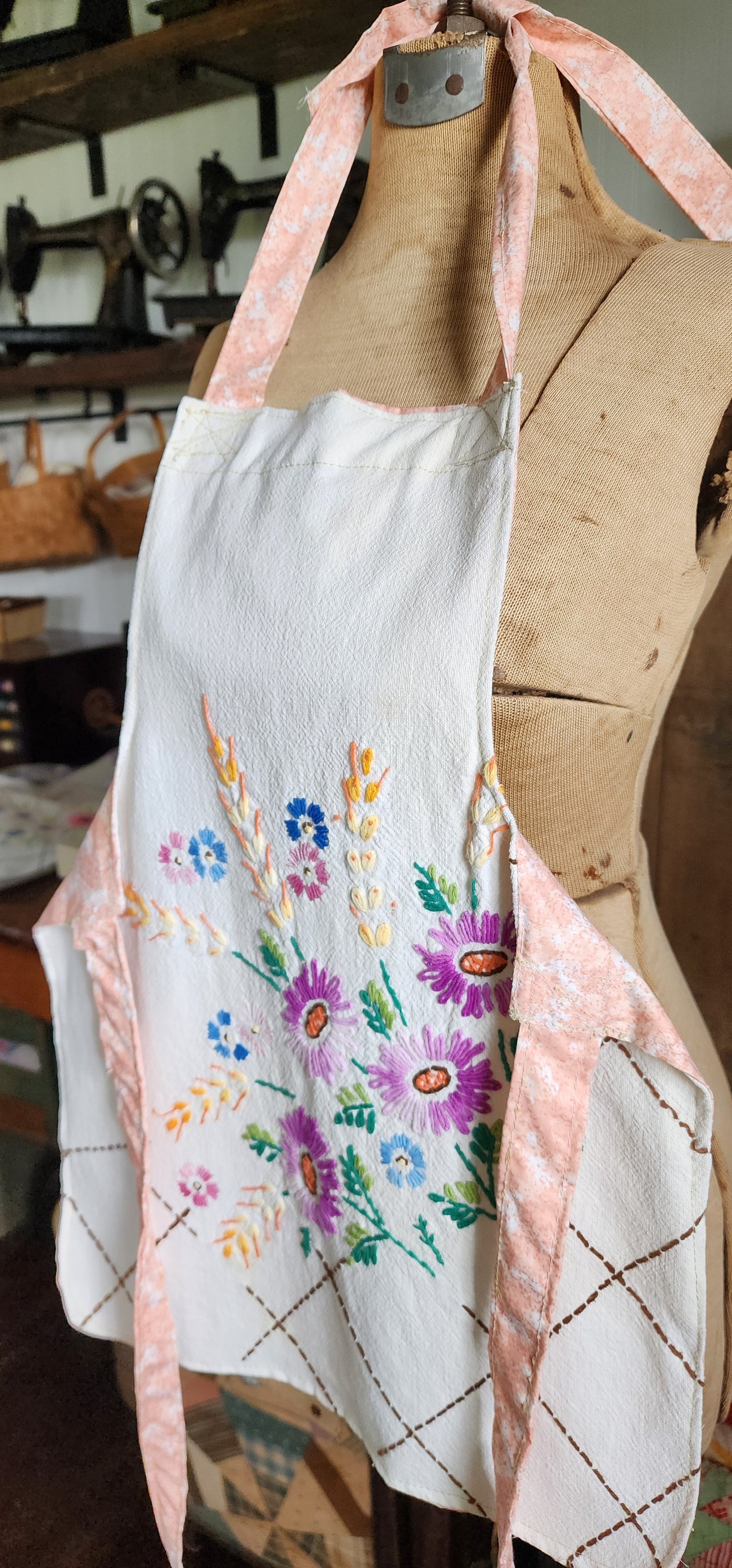 Grandma's Vintage Linen Children's Apron