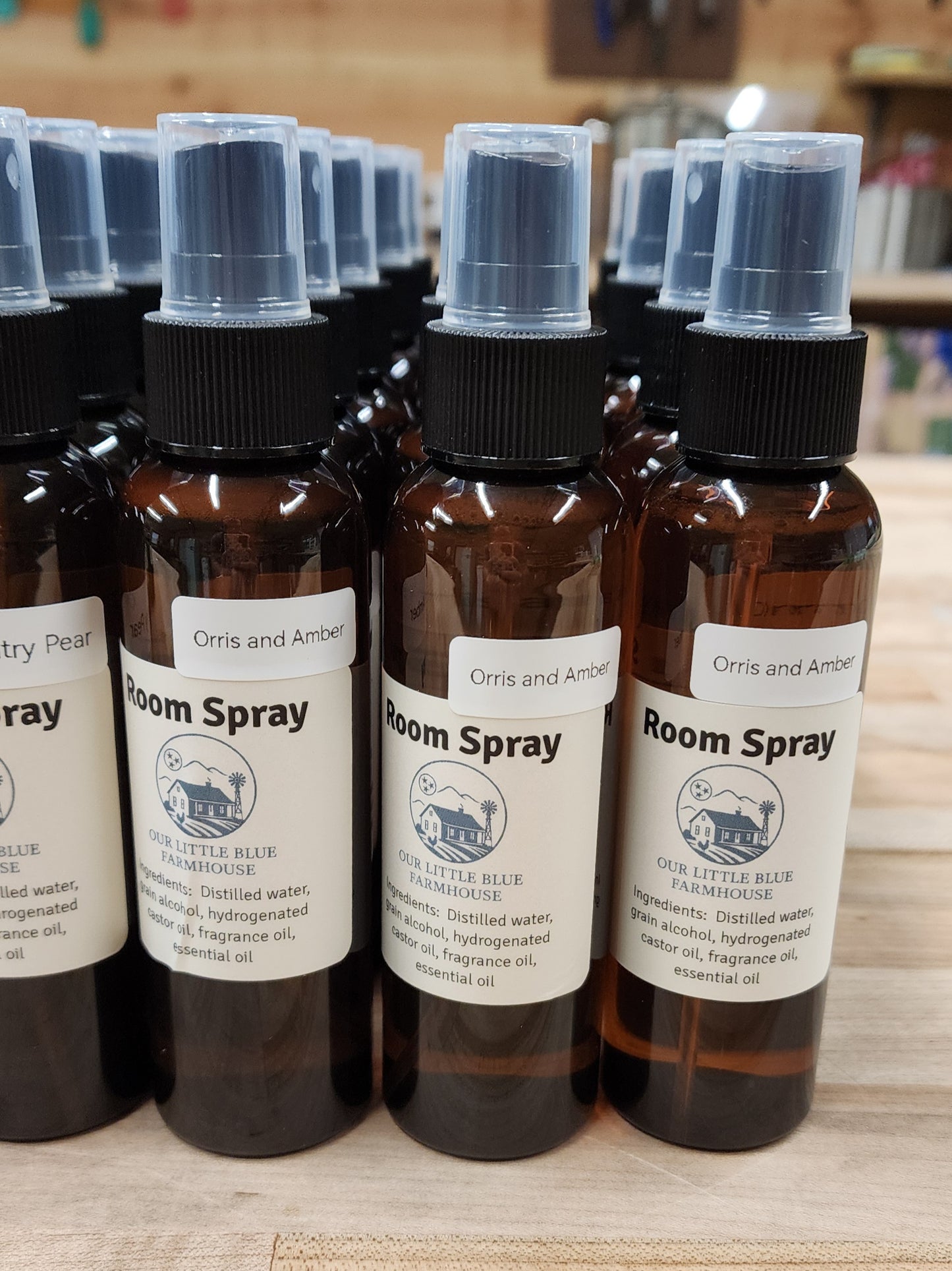Room and Linen Spray - Orris and Amber