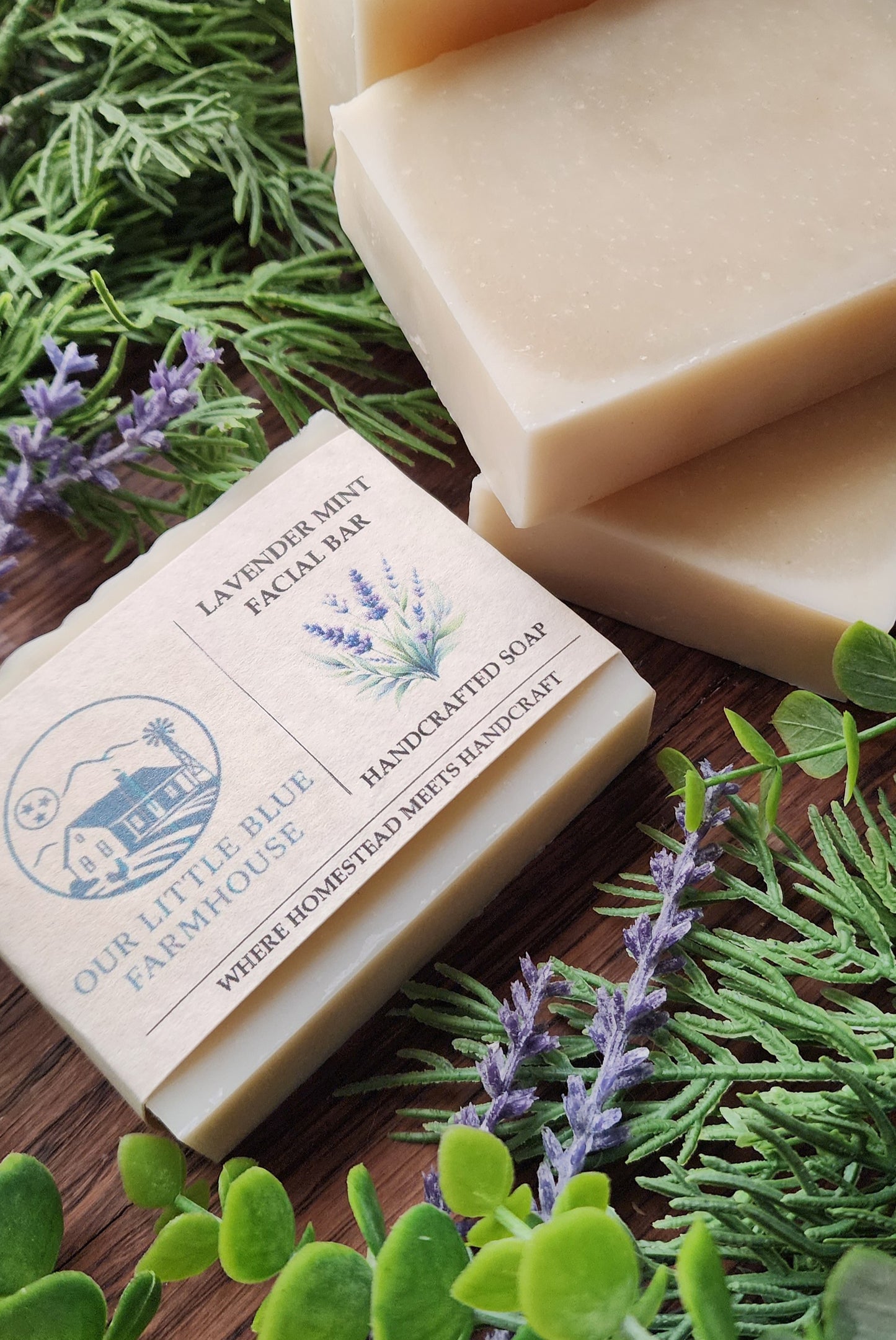 Lavender Mint Facial Soap Bar