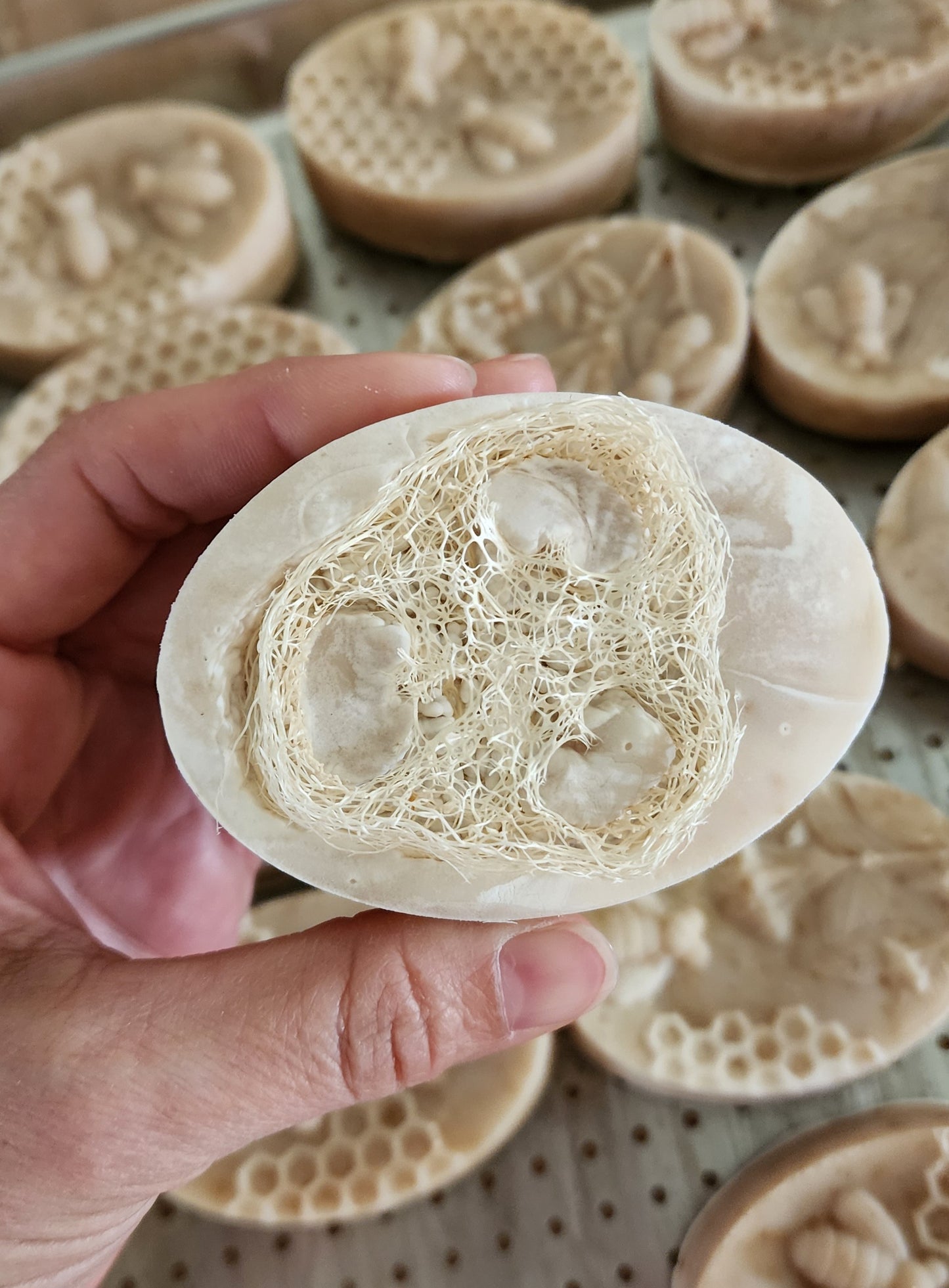 Mountain Honey Loofah Handmade Soap