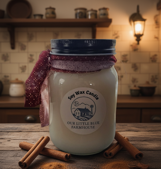 Soy Wax Candle - Old World Cinnamon