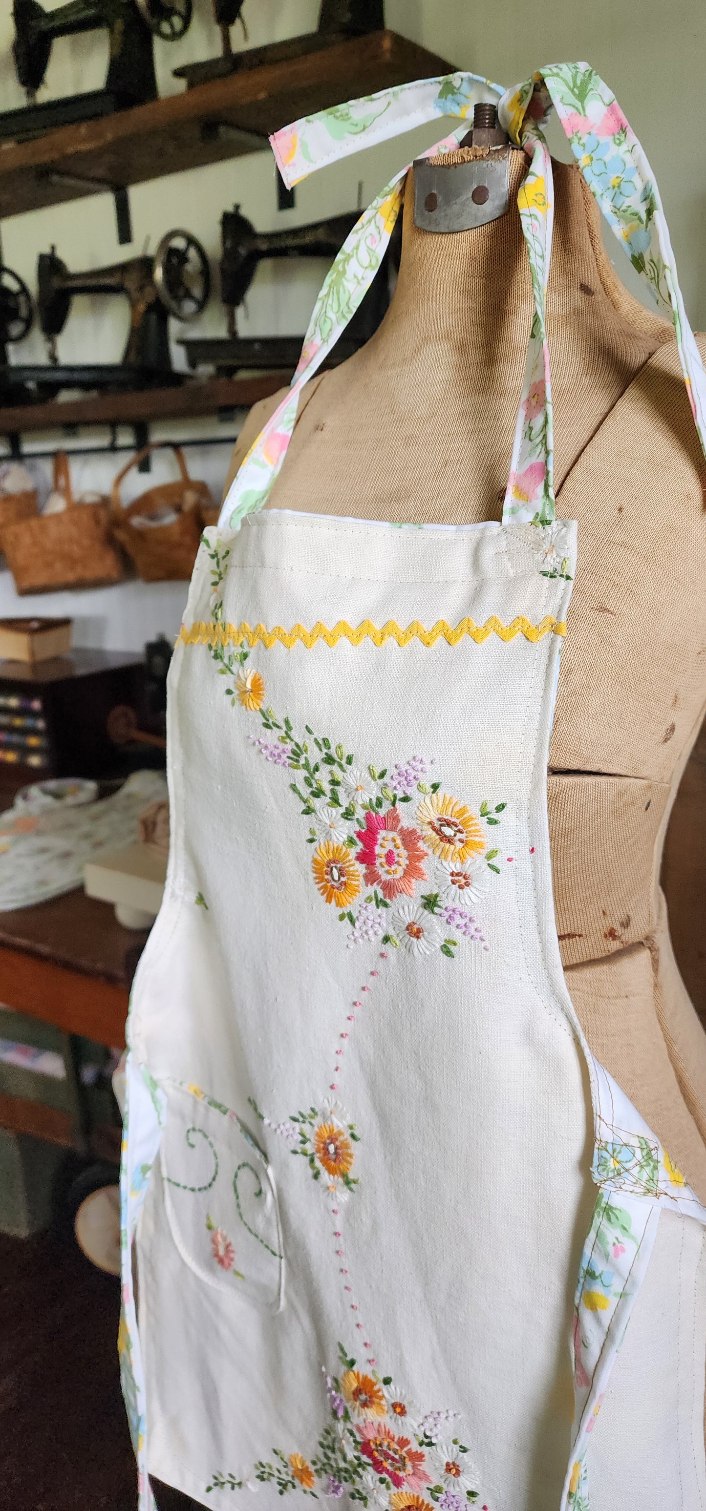 Grandma's Vintage Linen Children's Apron