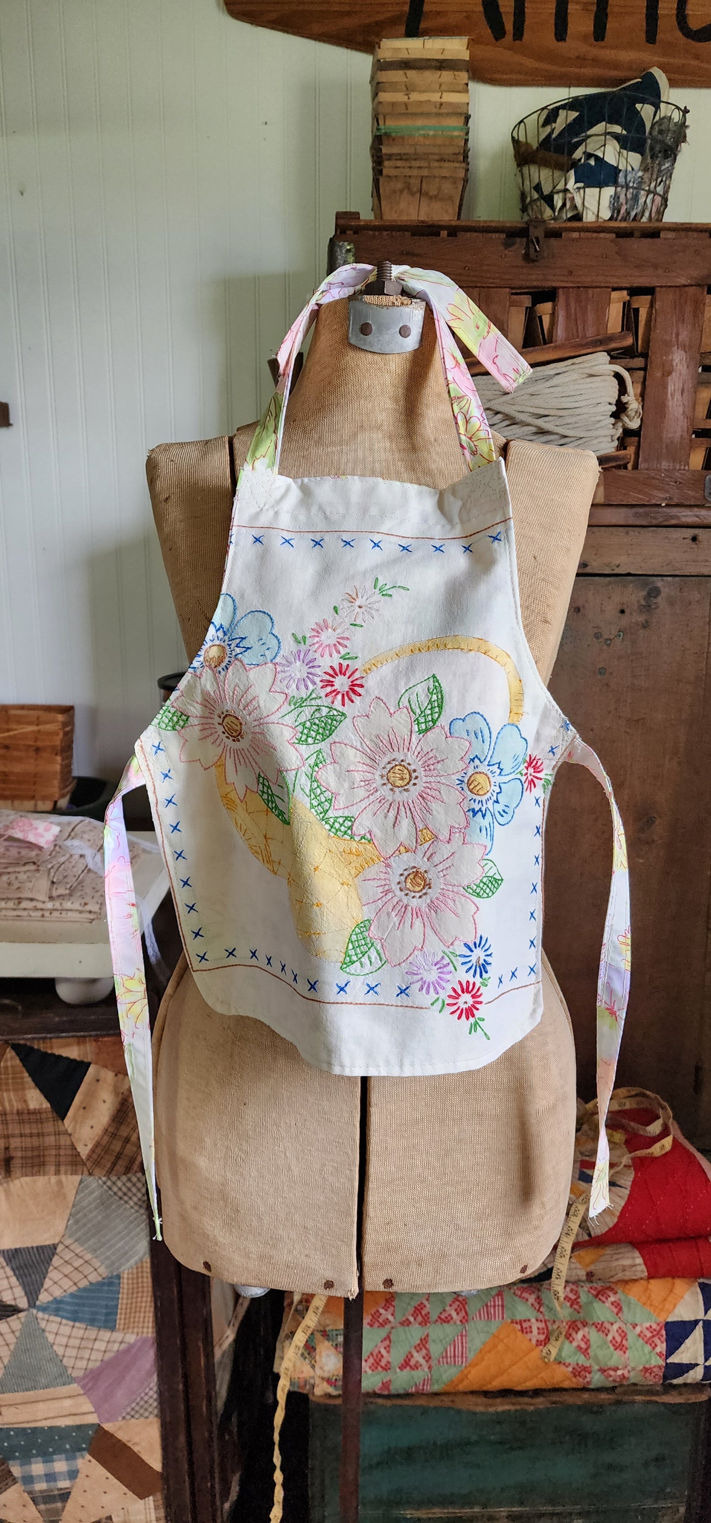Grandma's Vintage Linen Children's Apron