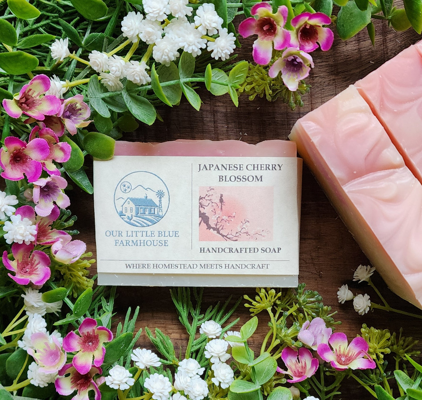Japanese Cherry Blossom Handmade Soap