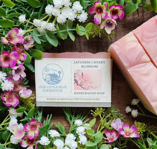 Japanese Cherry Blossom Handmade Soap