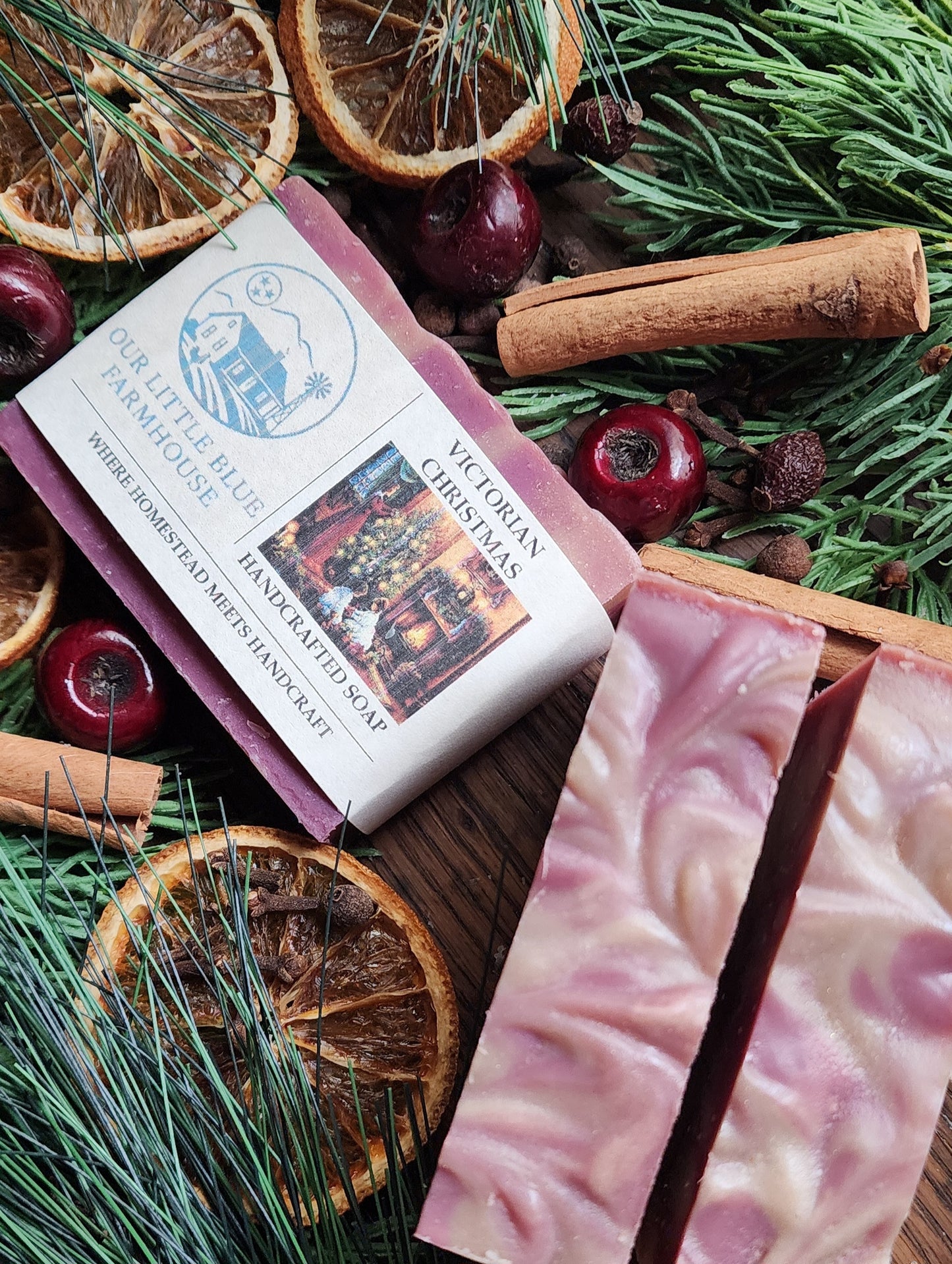 Victorian Christmas Handmade Soap