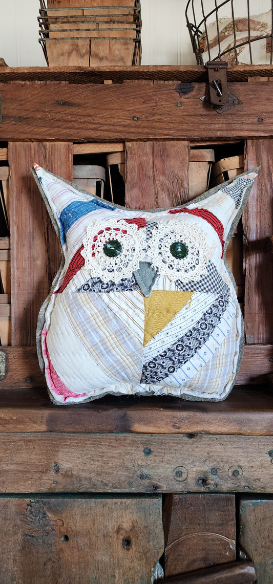 Vintage Quilt Country Owl