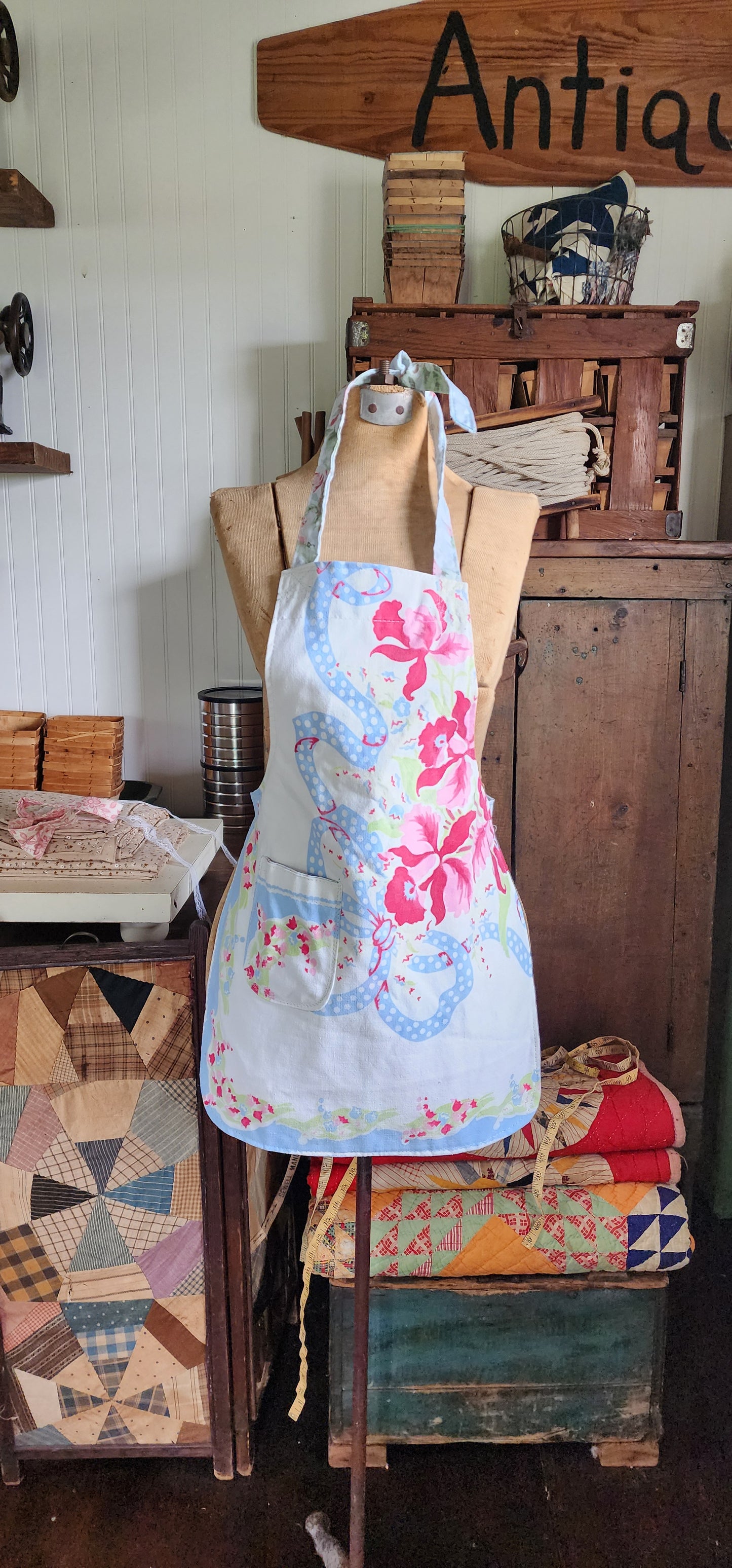 Grandma's Vintage Linen Children's Apron