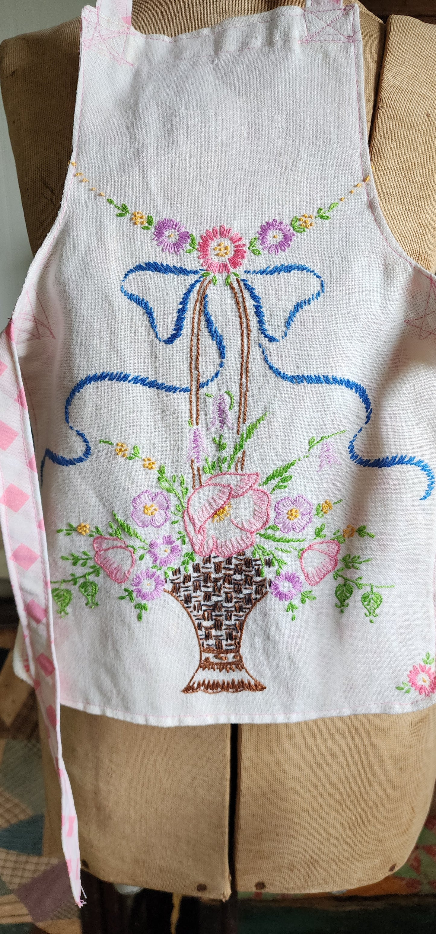 Grandma's Vintage Linen Children's Apron