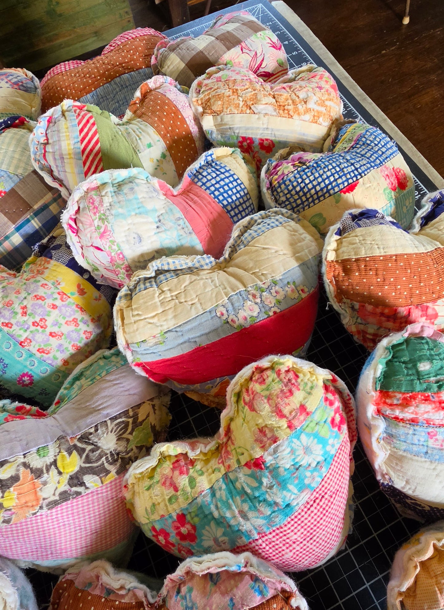 Naomi's Vintage Quilt Heart