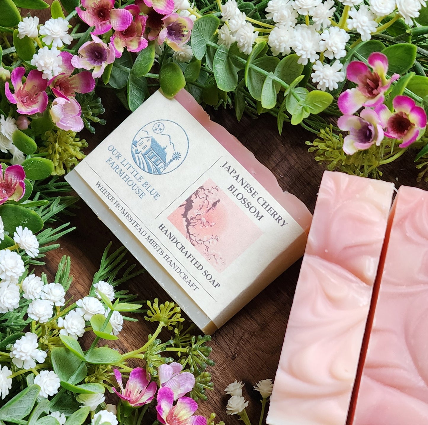 Japanese Cherry Blossom Handmade Soap