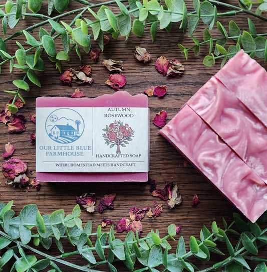 Autumn Rosewood Handmade Soap