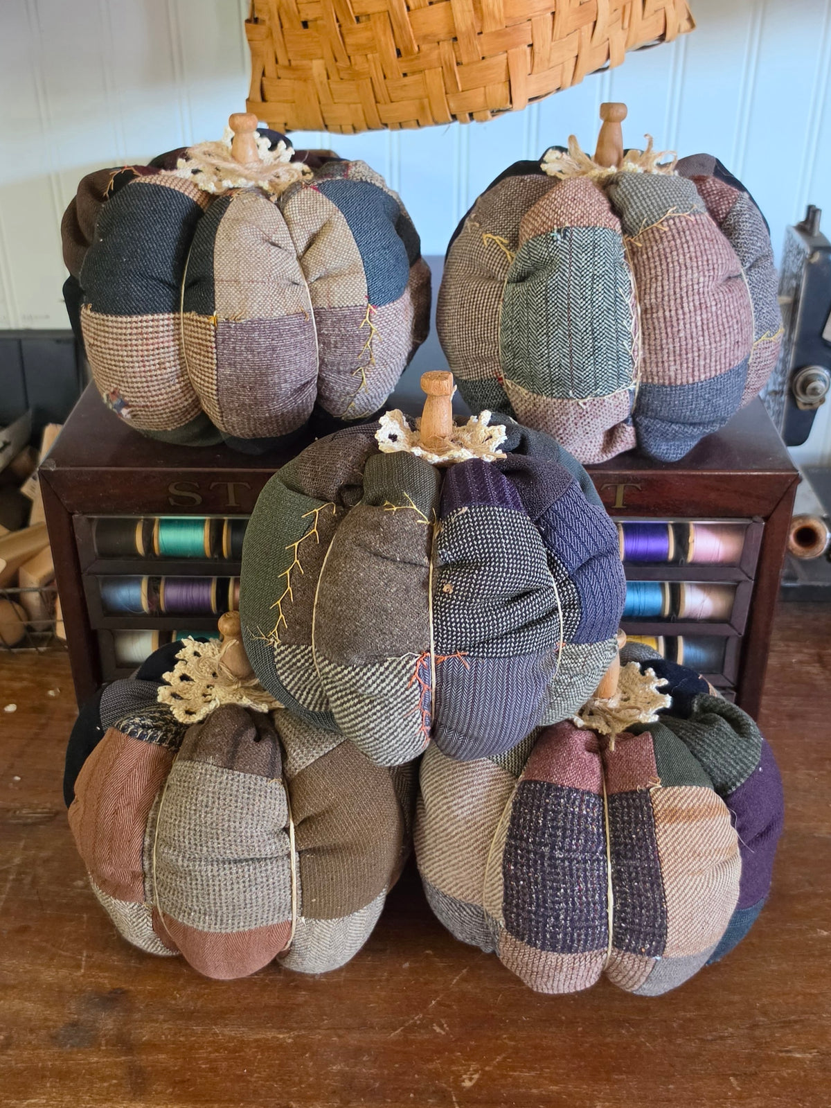 Vintage Quilt Pumpkin
