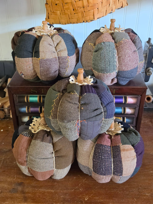 Vintage Quilt Pumpkin