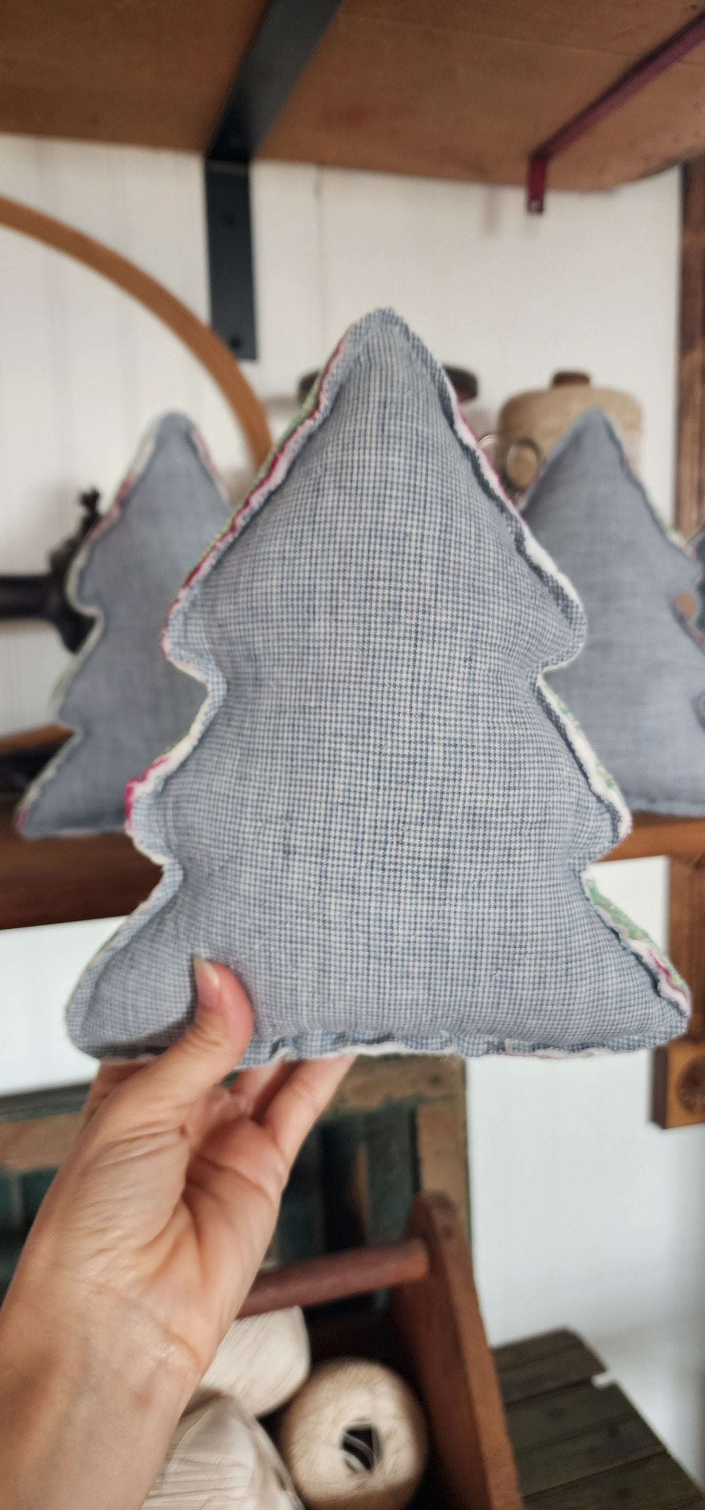 Vintage Wool Christmas Tree