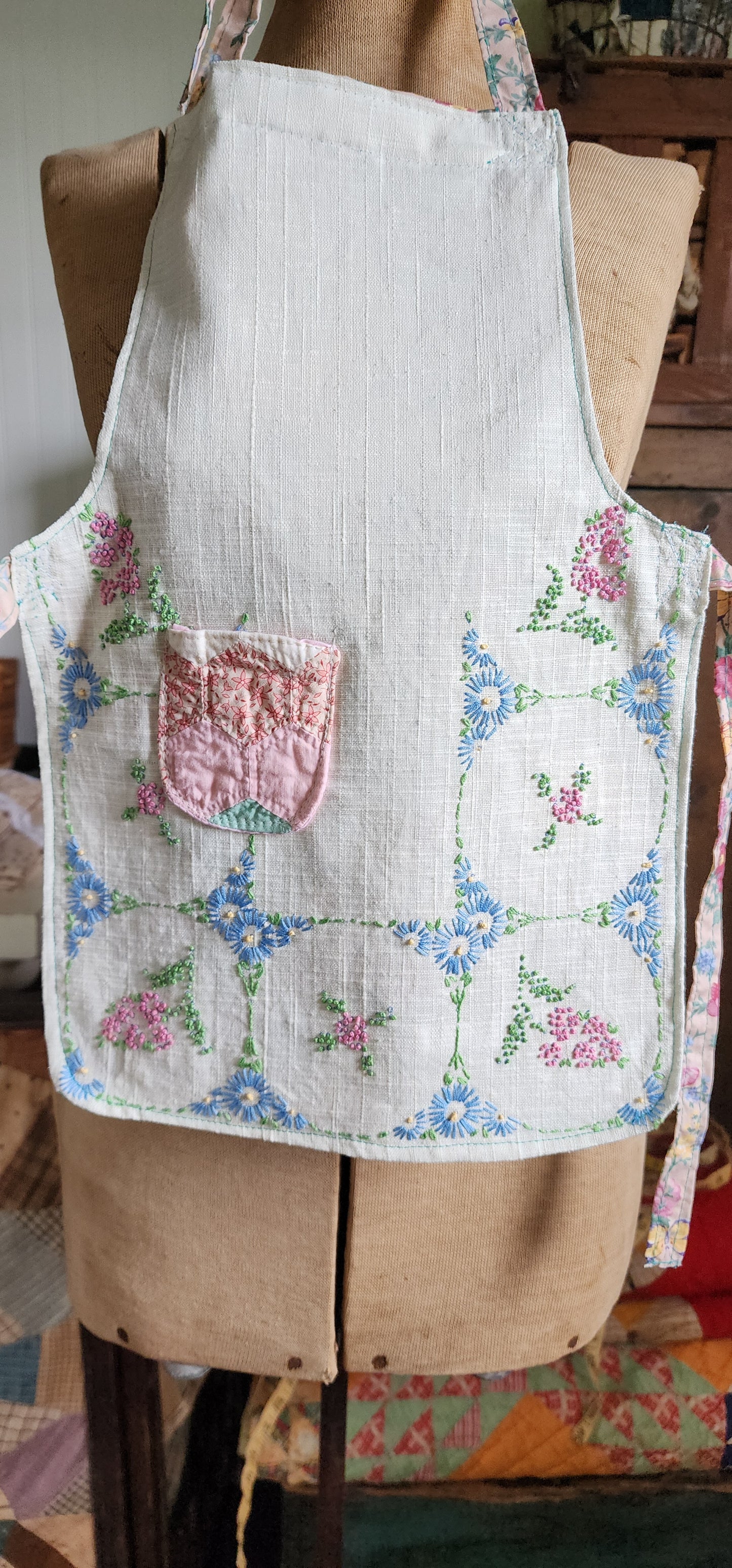 Grandma's Vintage Linen Children's Apron