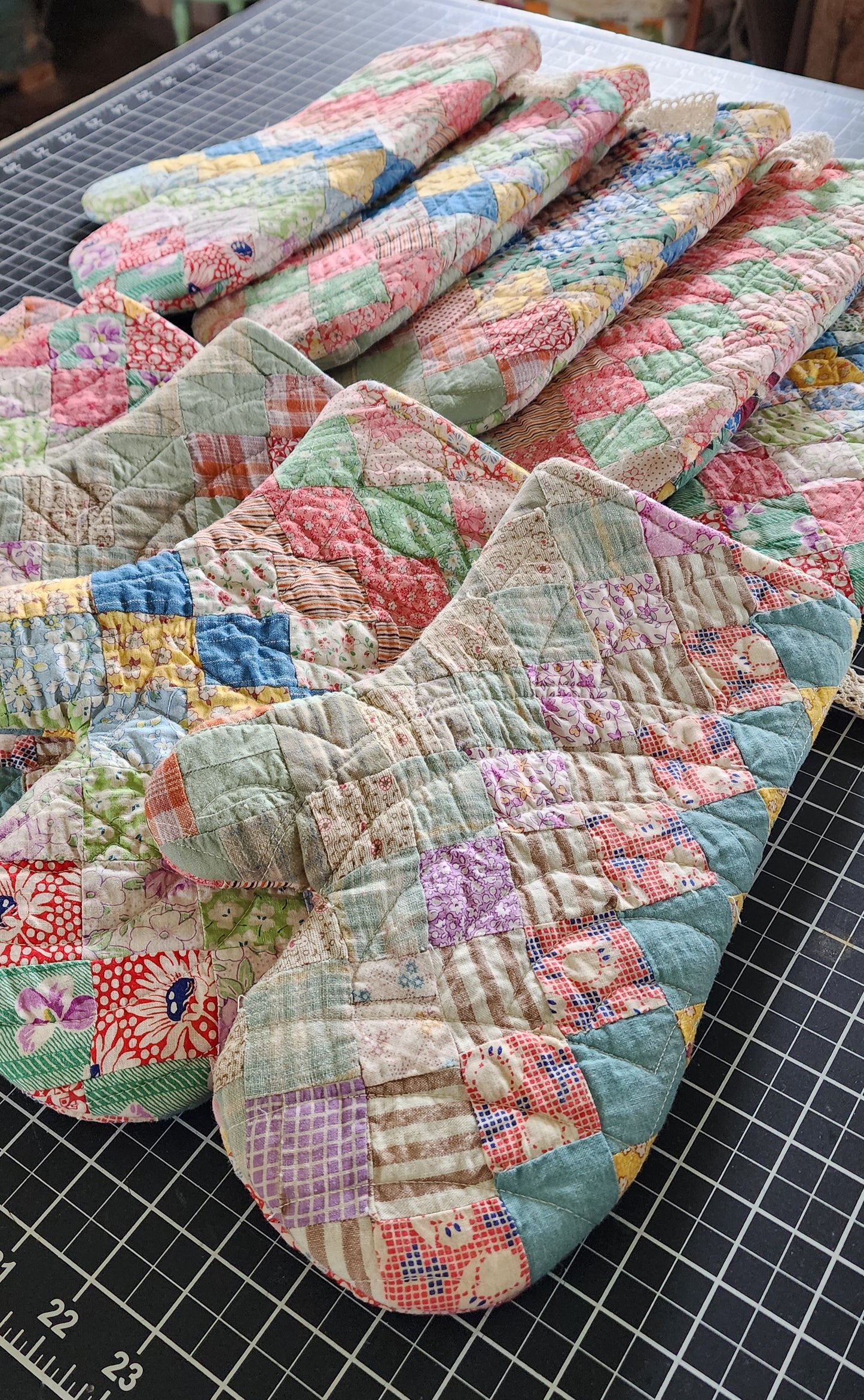 Vintage Quilt Ovenmitt