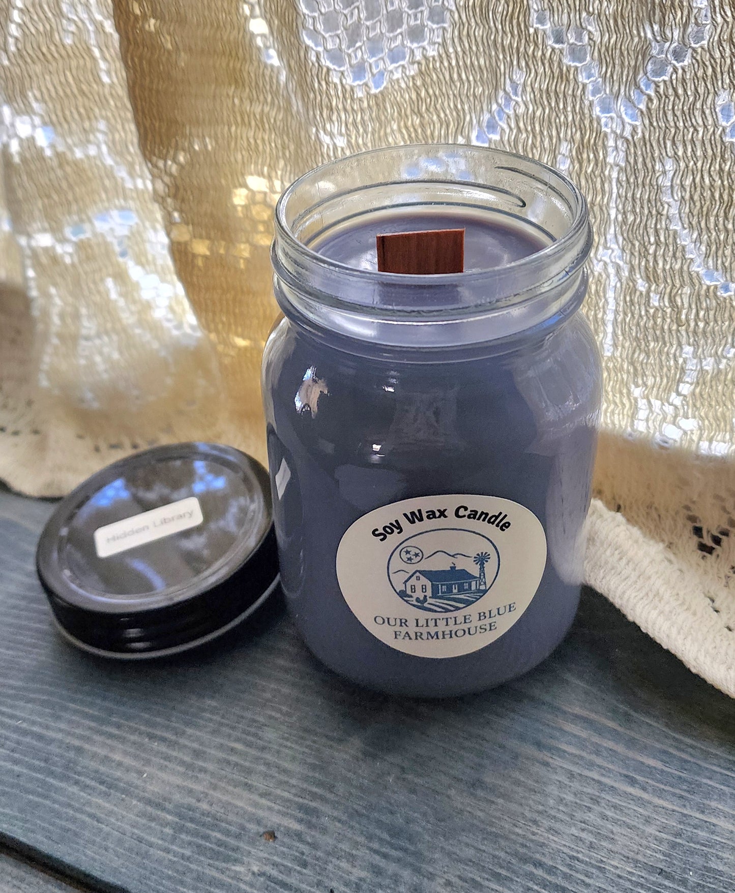 Soy Wax Candle - Hidden Library