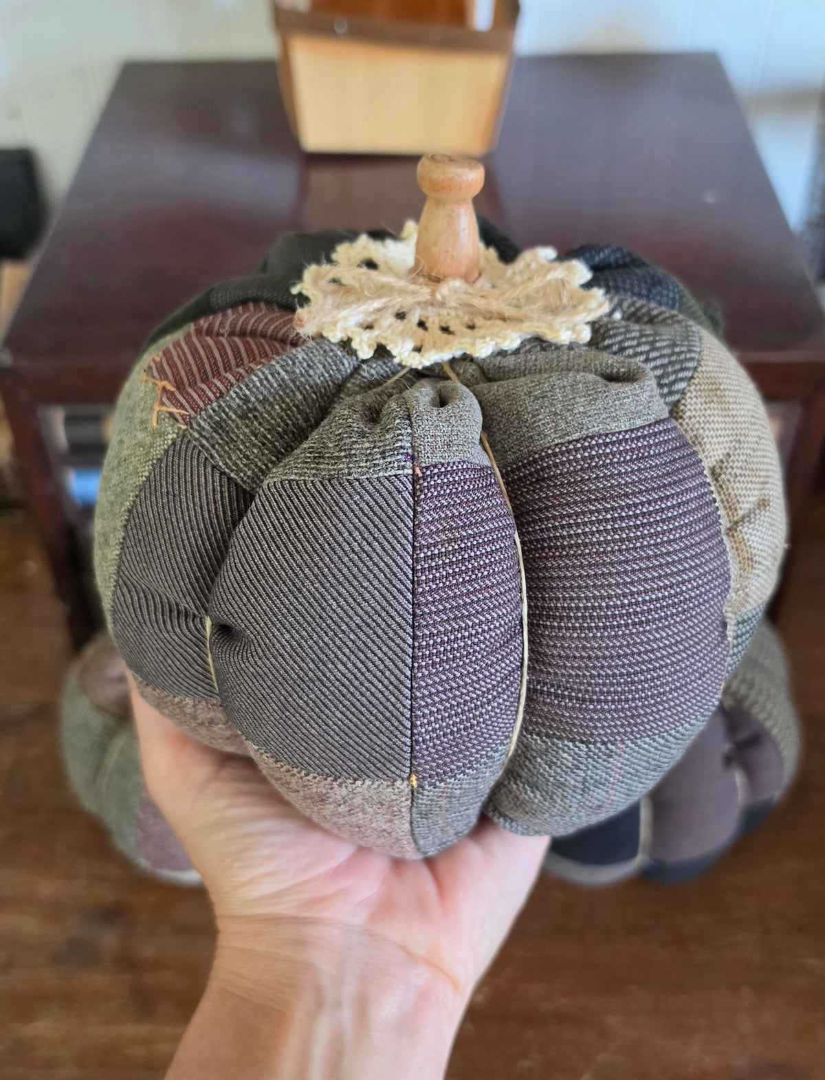 Vintage Quilt Pumpkin