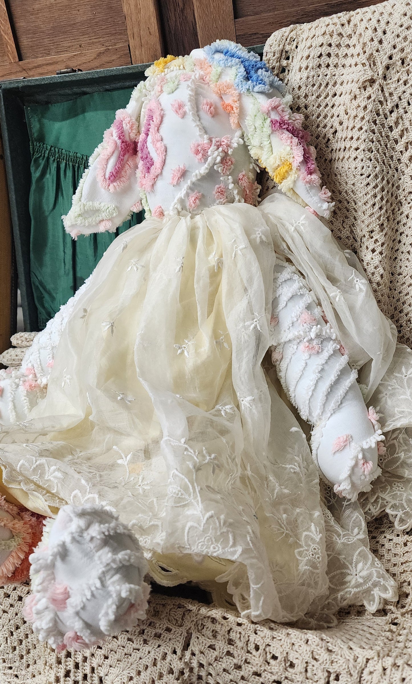 Grandma's Vintage Chenille Bunny