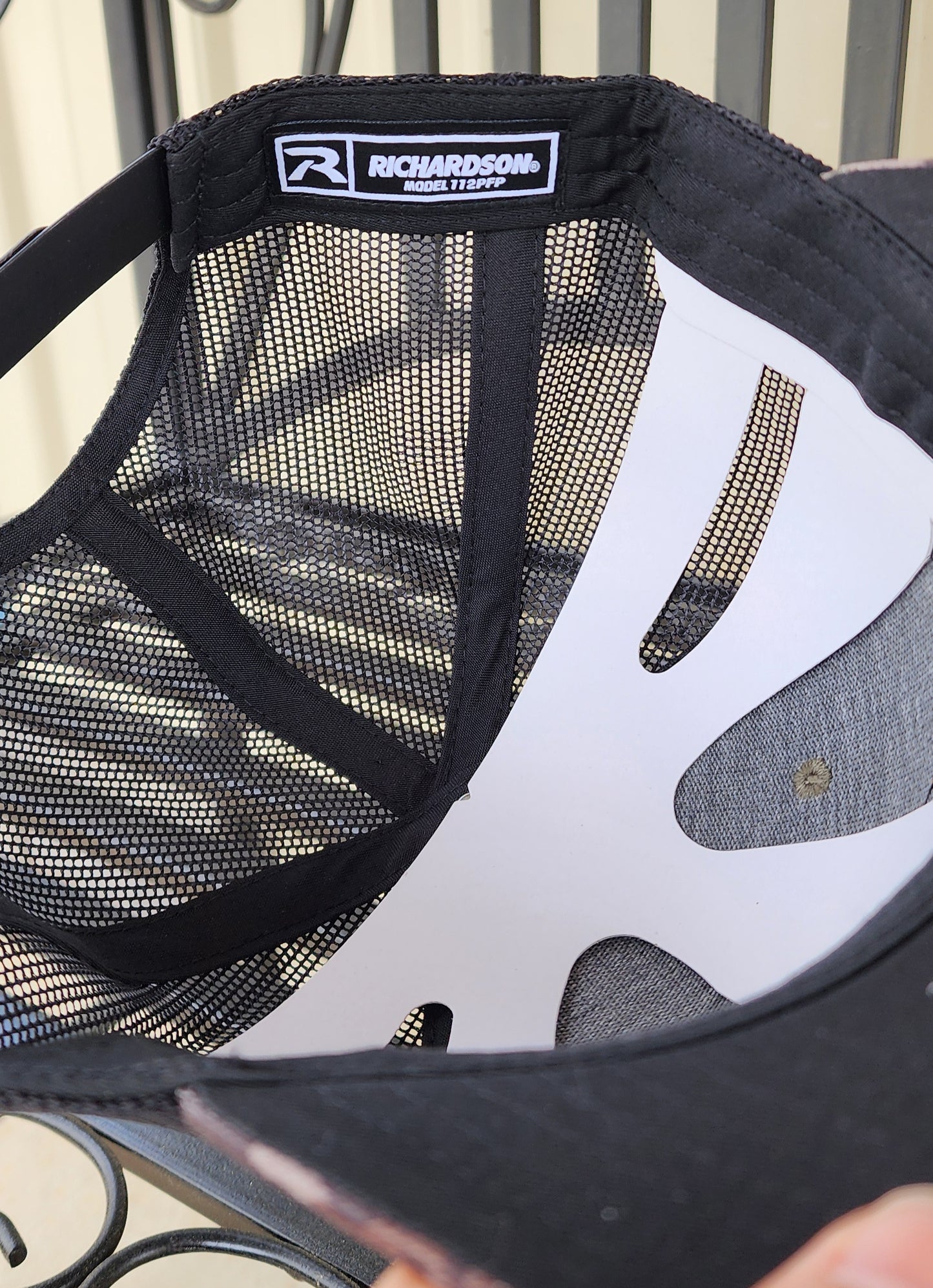 Richardson Leather Patch Trucker Hat - OLBF Logo