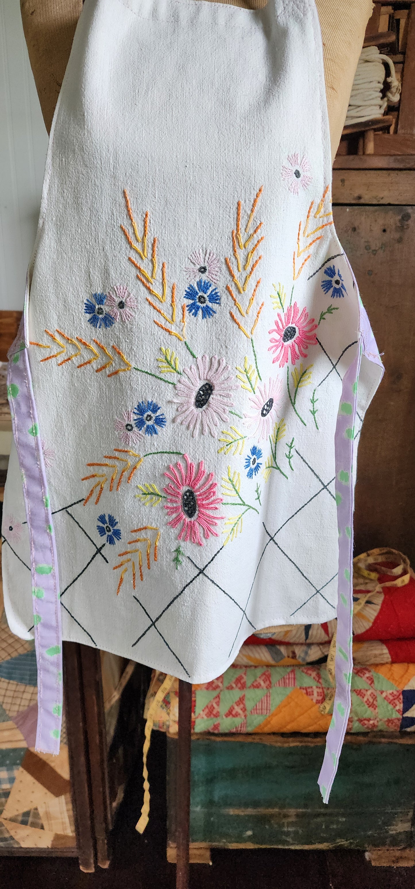Grandma's Vintage Linen Children's Apron