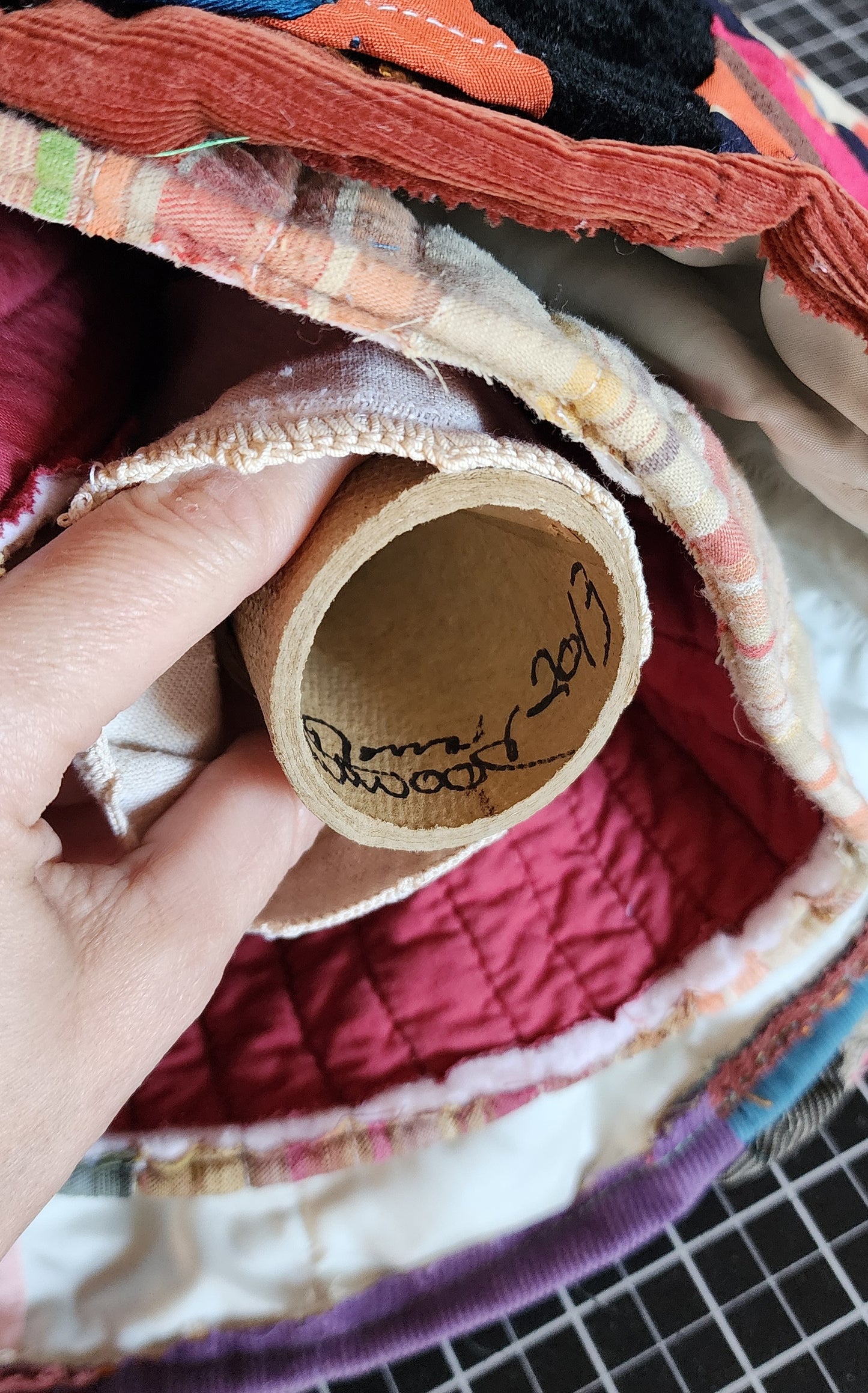 Grandma's Vintage Quilt/Linen Bunny